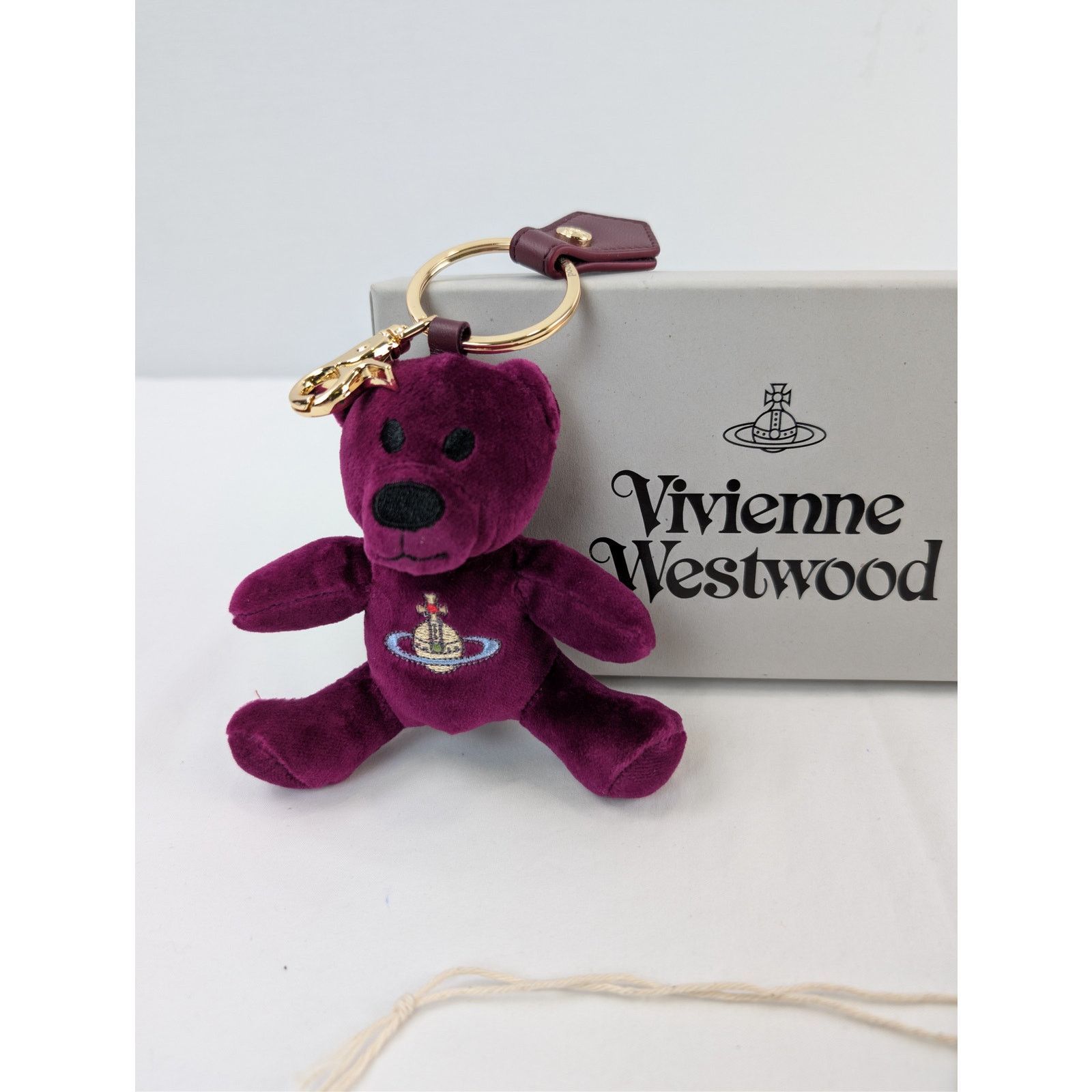 Vivienne Westwood o1rshd1 Size: OS / Teddy Bear Keyring / Bag Charm in Purple Size ONE SIZE - 15 Thumbnail
