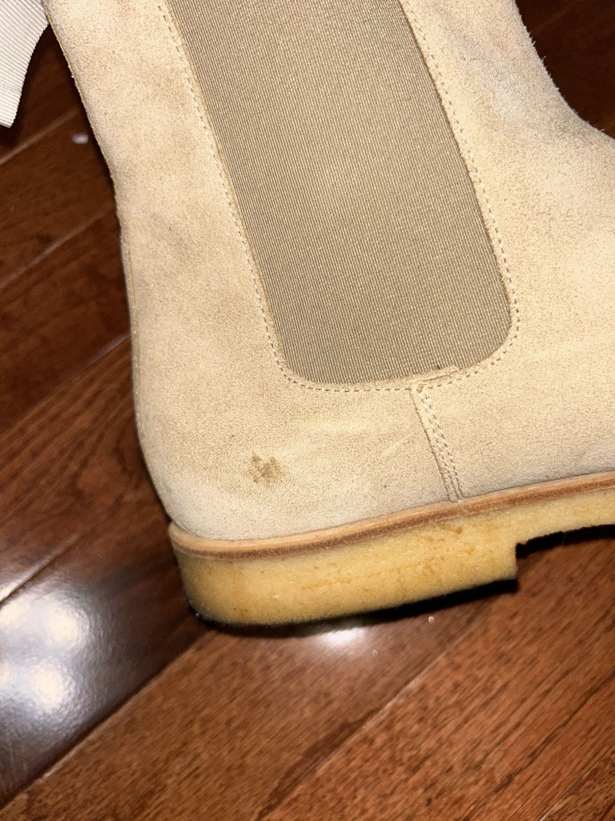 Common Projects Common Projects Chelsea Boots – Beige Suede Size US 10 / EU 43 - 6 Thumbnail