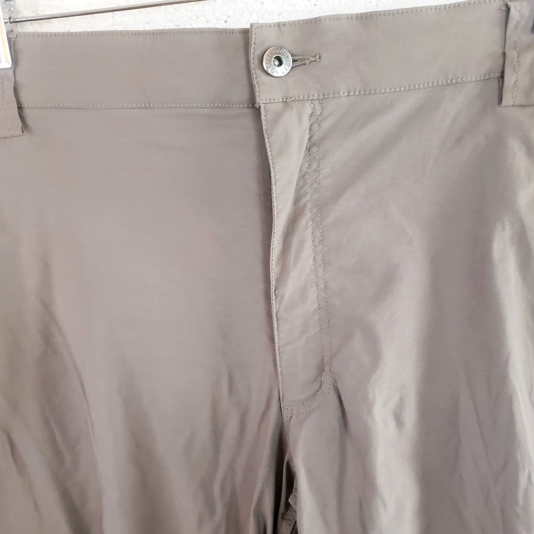 Vintage Duluth Trading Cargo Shorts Mens 46 Flex Dry On The Fly Taupe 9" Size US 30 / EU 46 - 3 Thumbnail