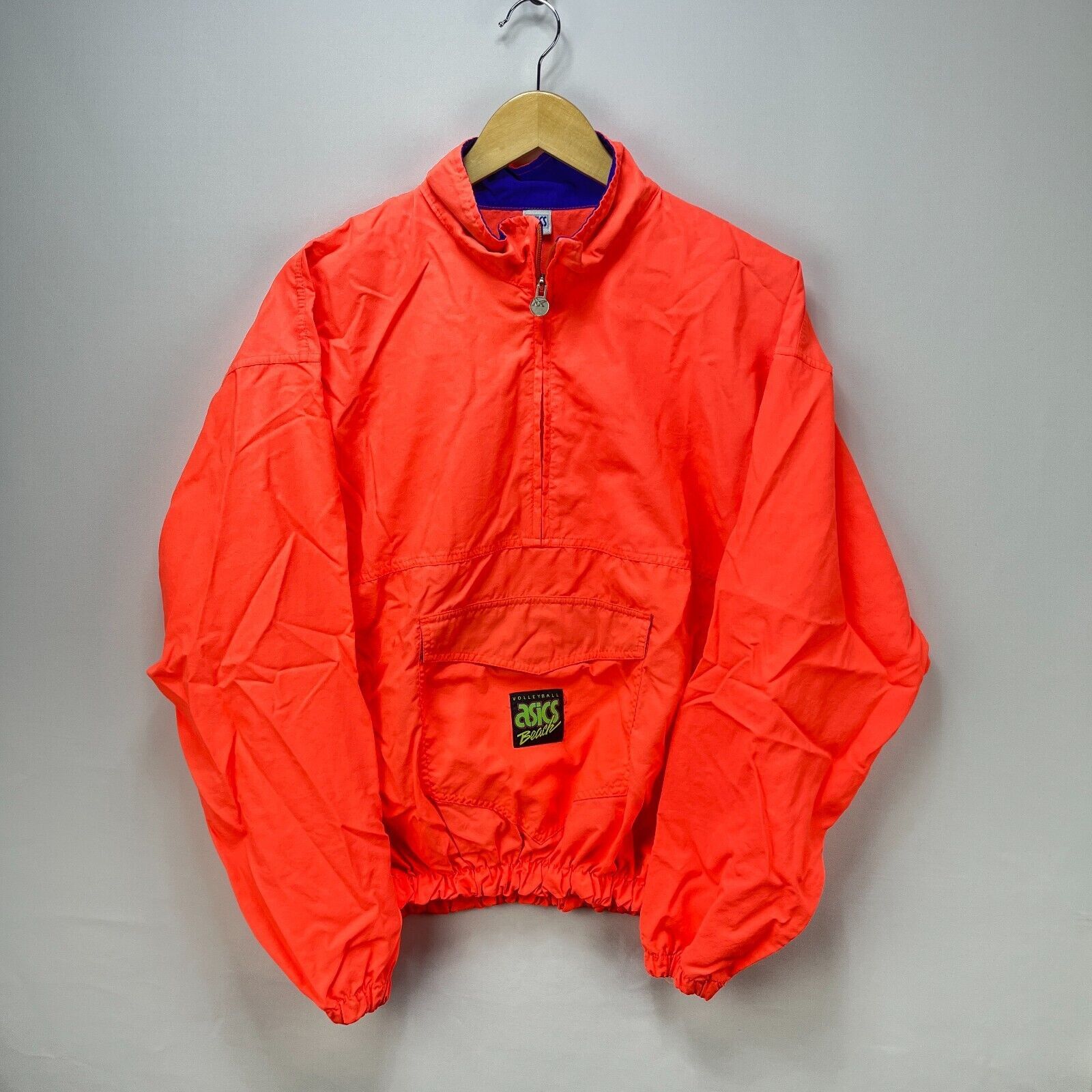 Asics × Vintage Vintage 90s Asics Beach Windbreaker Jacket Medium Size US M / EU 48-50 / 2 - 1 Thumbnail