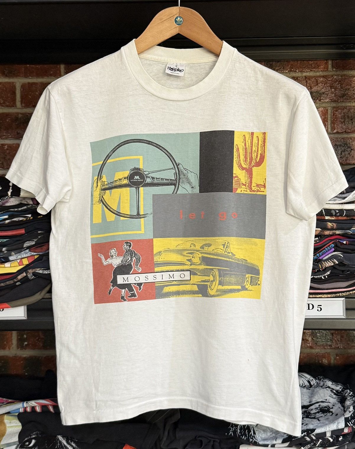 Mossimo Vintage 90s Mossimo Let Go Photo Tee Size US M / EU 48-50 / 2 - 1 Thumbnail