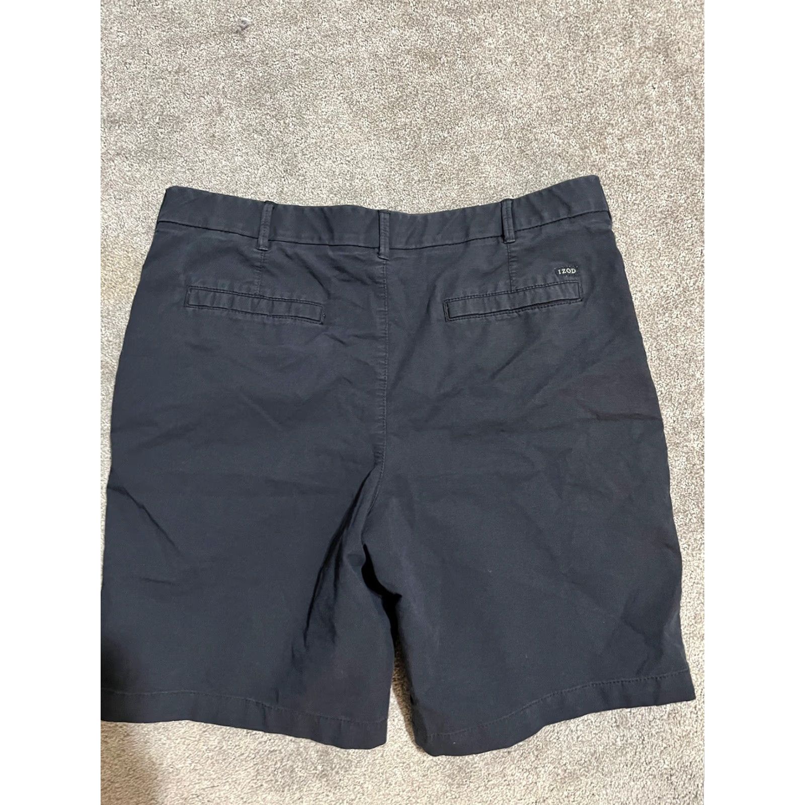 Izod VINTAGE Izod Golf Shorts Mens 36x9.5 Black Pleated Front Shirt Mens 36 Black Pleated Front Size US 36 / EU 52 - 2 Thumbnail