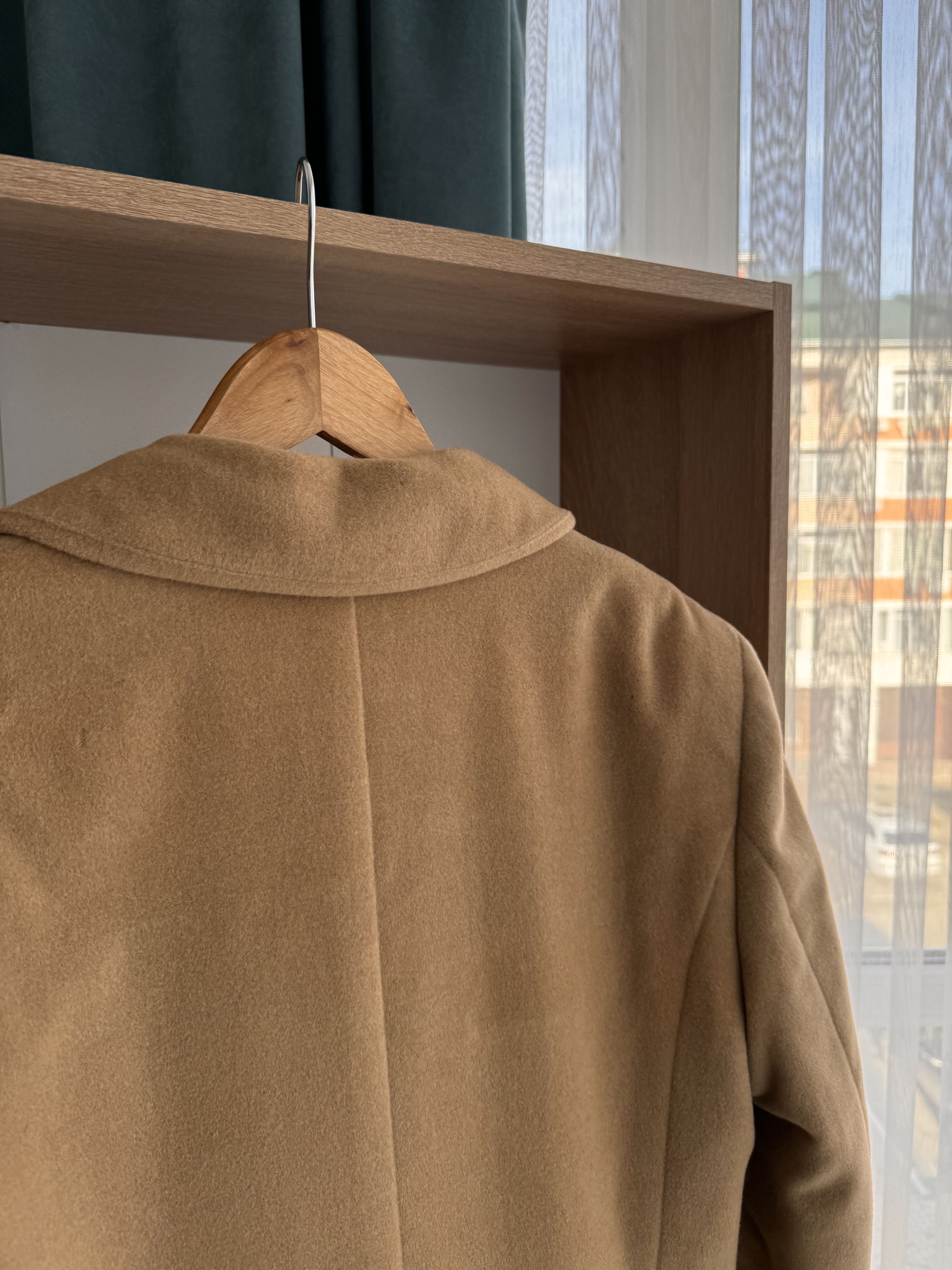 Cerruti 1881 Vintage Cerruti 1881 Wool & Cashmere Beige W’ Coat Size M / US 6-8 / IT 42-44 - 12 Thumbnail