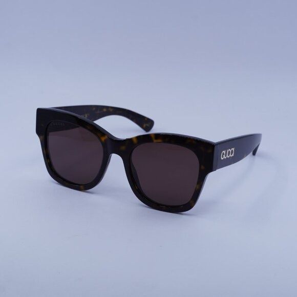 Gucci Gucci GG1789S 002 Sunglasses Dark Havana Square Frame Size ONE SIZE - 5 Thumbnail