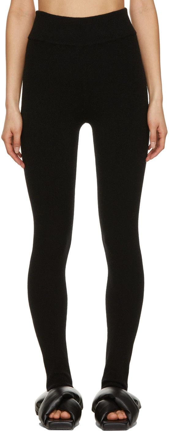 Lisa Yang LISA YANG Black Alora Cashmere Leggings Size 2 Size 26" / US 2 / IT 38 - 4 Thumbnail