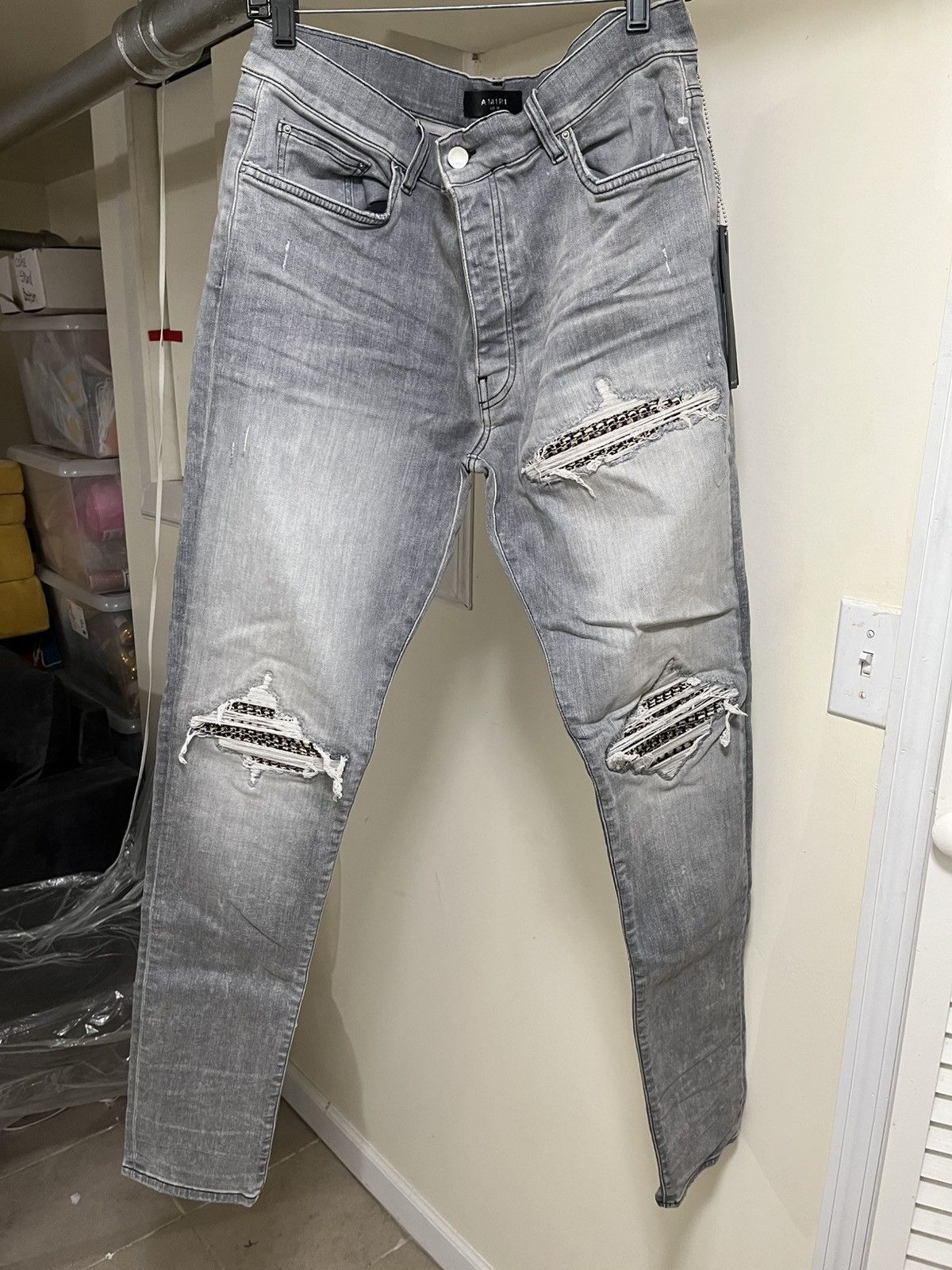 Amiri Amiri Boucle MX1 Jeans Sz 38 Size US 38 / EU 54 - 1 Thumbnail