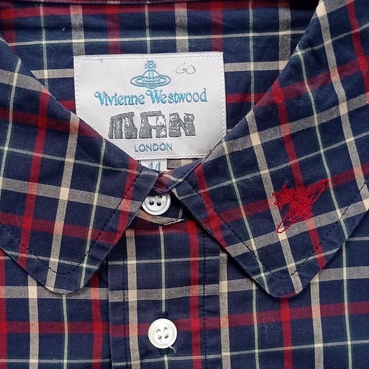 Vivienne Westwood vivienne westwood man plaid tartan round collar shirt Size US S / EU 44-46 / 1 - 4 Thumbnail