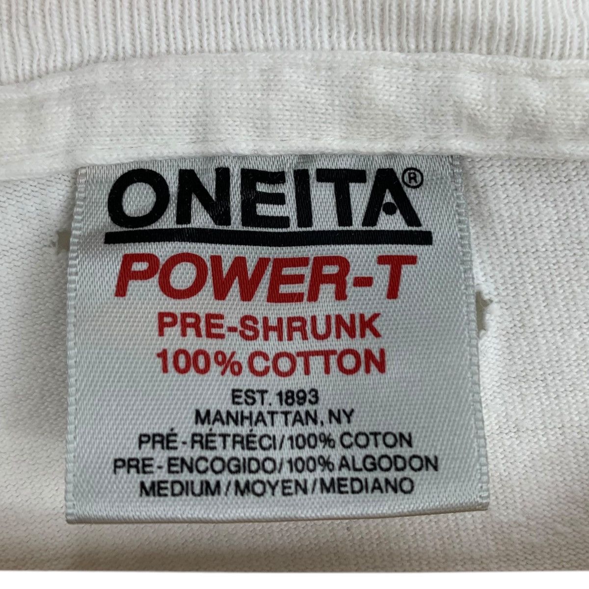 Vintage Vintage 90s HOLY HAMA SHIT Brand Print Japan Oneita Shirt Size US M / EU 48-50 / 2 - 5 Thumbnail