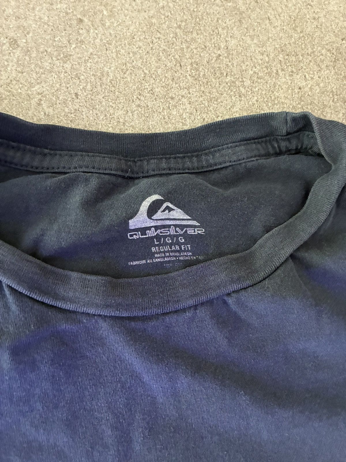Quiksilver Quiksilver Graphic Tee Black Floral Logo Size L Size US L / EU 52-54 / 3 - 2 Thumbnail