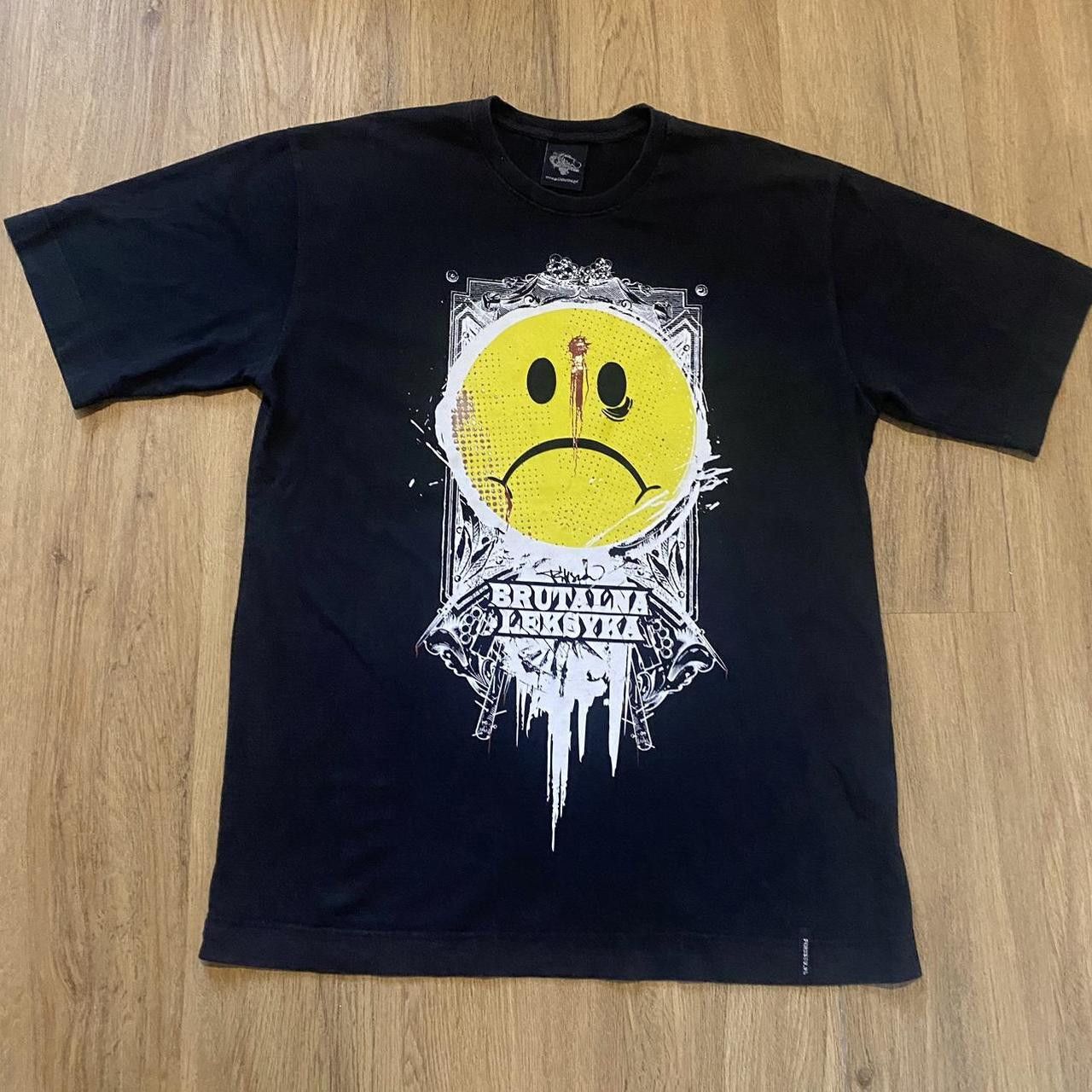 Other Black Brutalna leksyka tee with bold yellow Size US L / EU 52-54 / 3 - 1 Thumbnail