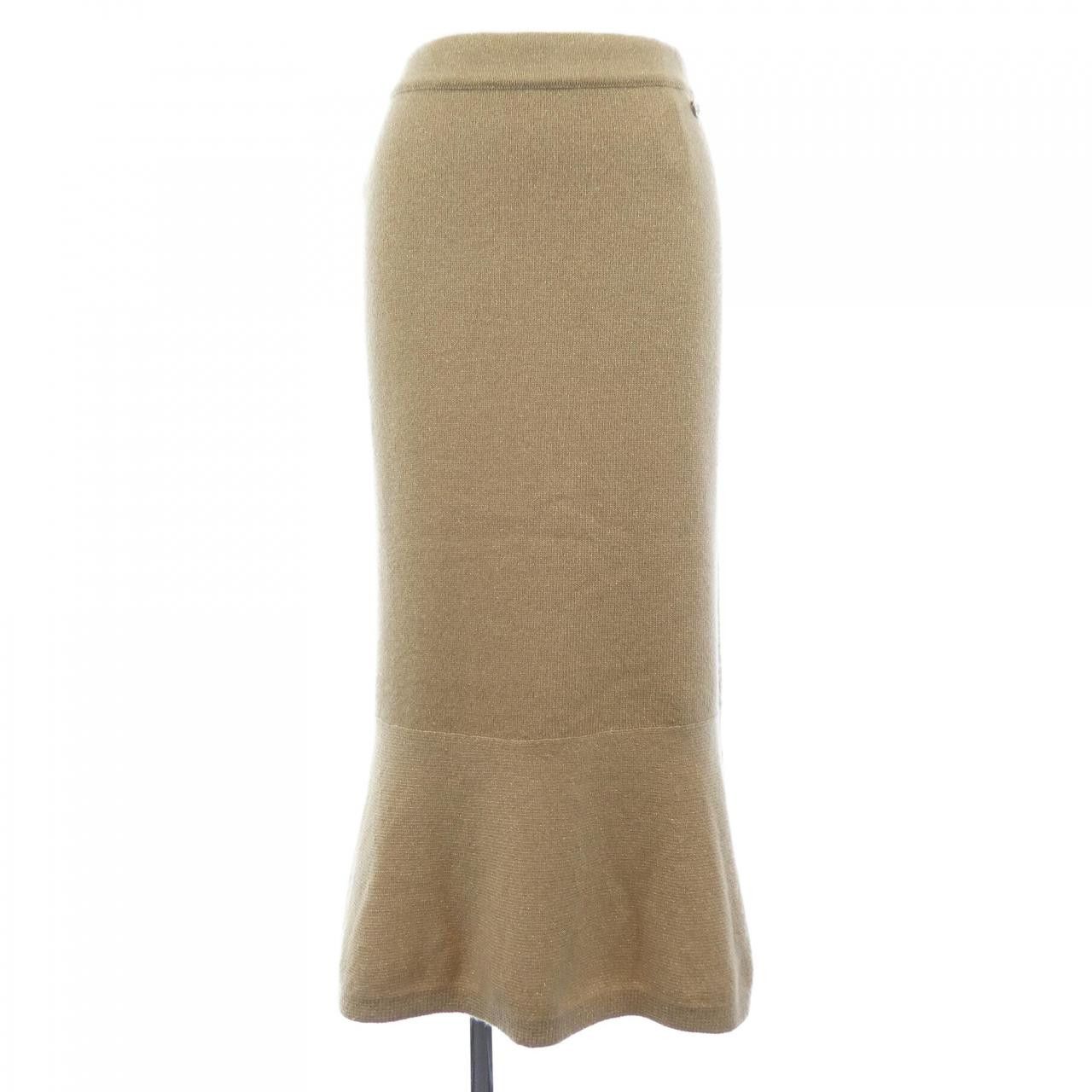 Chanel Chanel Chanel Cashmere Skirt Textile Skirts P57046K07431 DUTY FREE for USA Size ONE SIZE - 1 Thumbnail