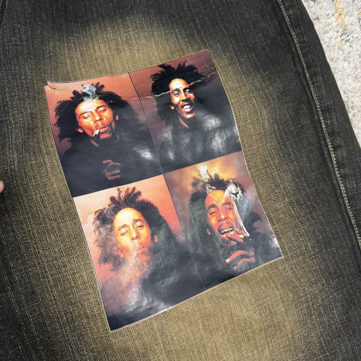 JNCO × Southpole × Vintage Vintage Y2K Southpole style black bob Marley baggy shorts Size US 40 / EU 56 - 4 Thumbnail