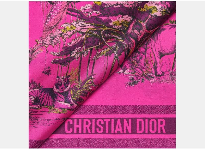Dior o1w1db10425 34JOU09 Size: OS / Square Scarf in Multicolor Size ONE SIZE - 3 Thumbnail