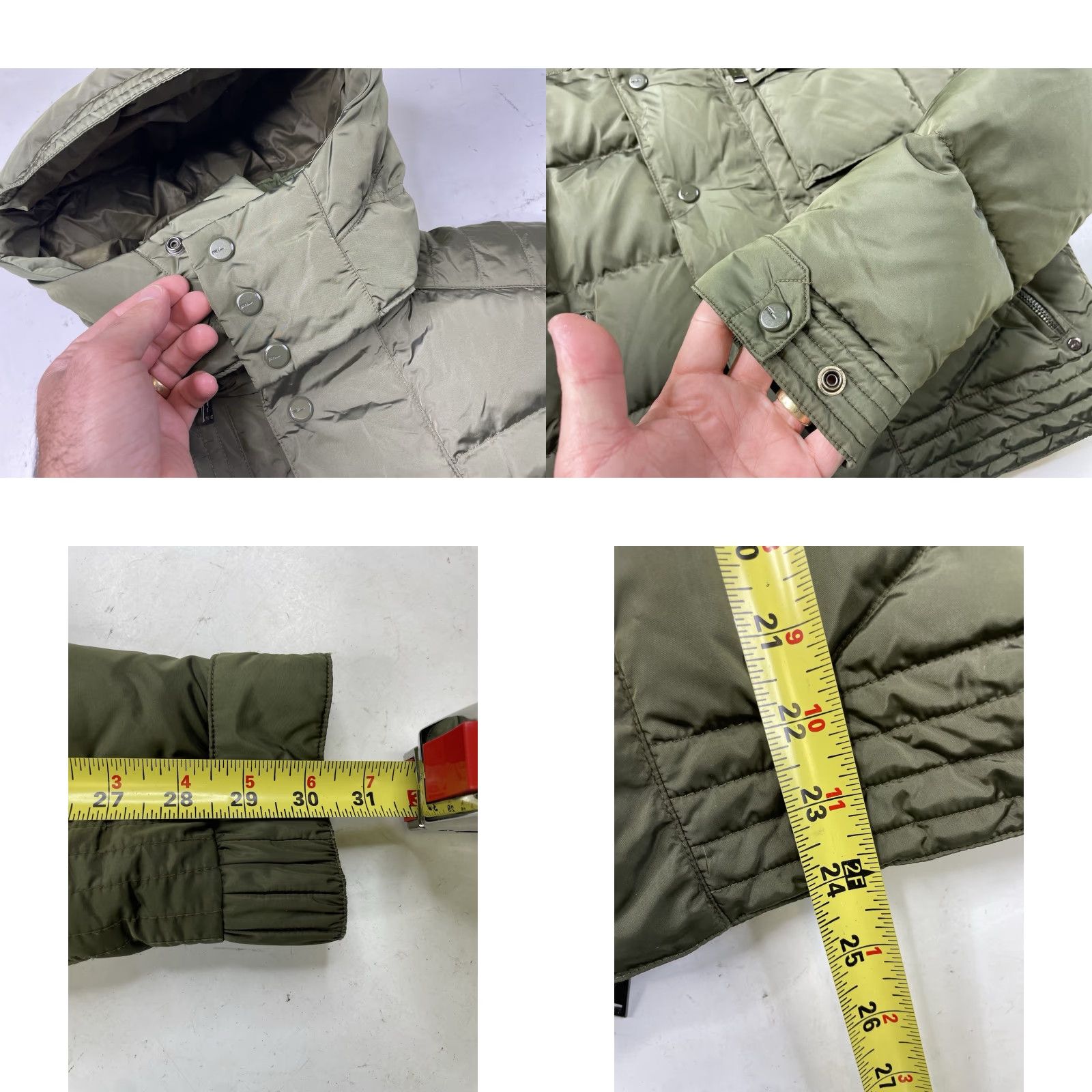 Ralph Lauren Ralph Lauren Black Label Womens Down Puffer Jacket Military Green Puffer Small Size S / US 4 / IT 40 - 8 Thumbnail