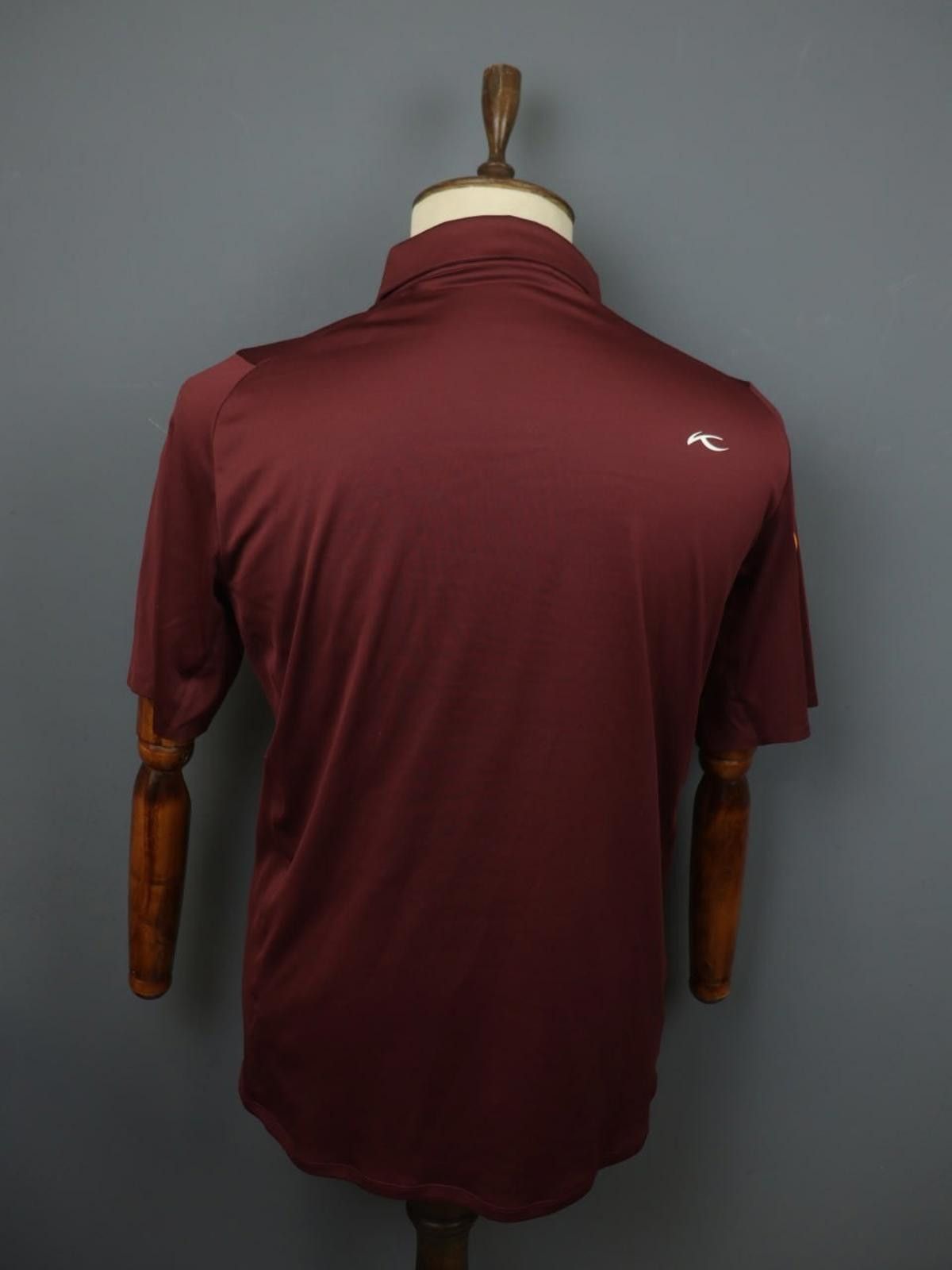 KJUS KJUS Burgundy Collared Popover Polo Shirt Size 52 Size US M / EU 48-50 / 2 - 4 Thumbnail
