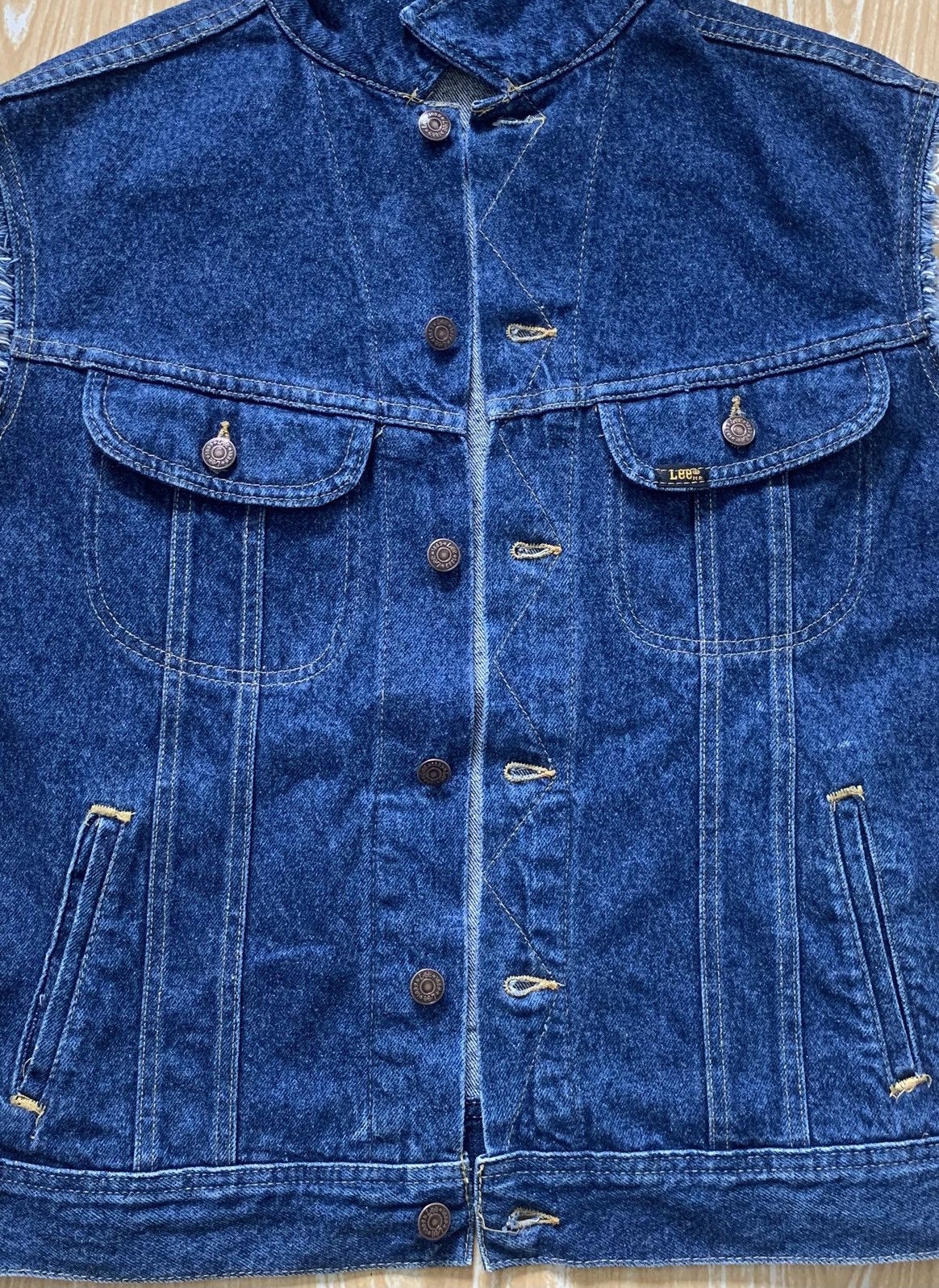 Lee Rare Vintage Lee Jacket Sleeveless Made In USA Size US M / EU 48-50 / 2 - 17 Thumbnail