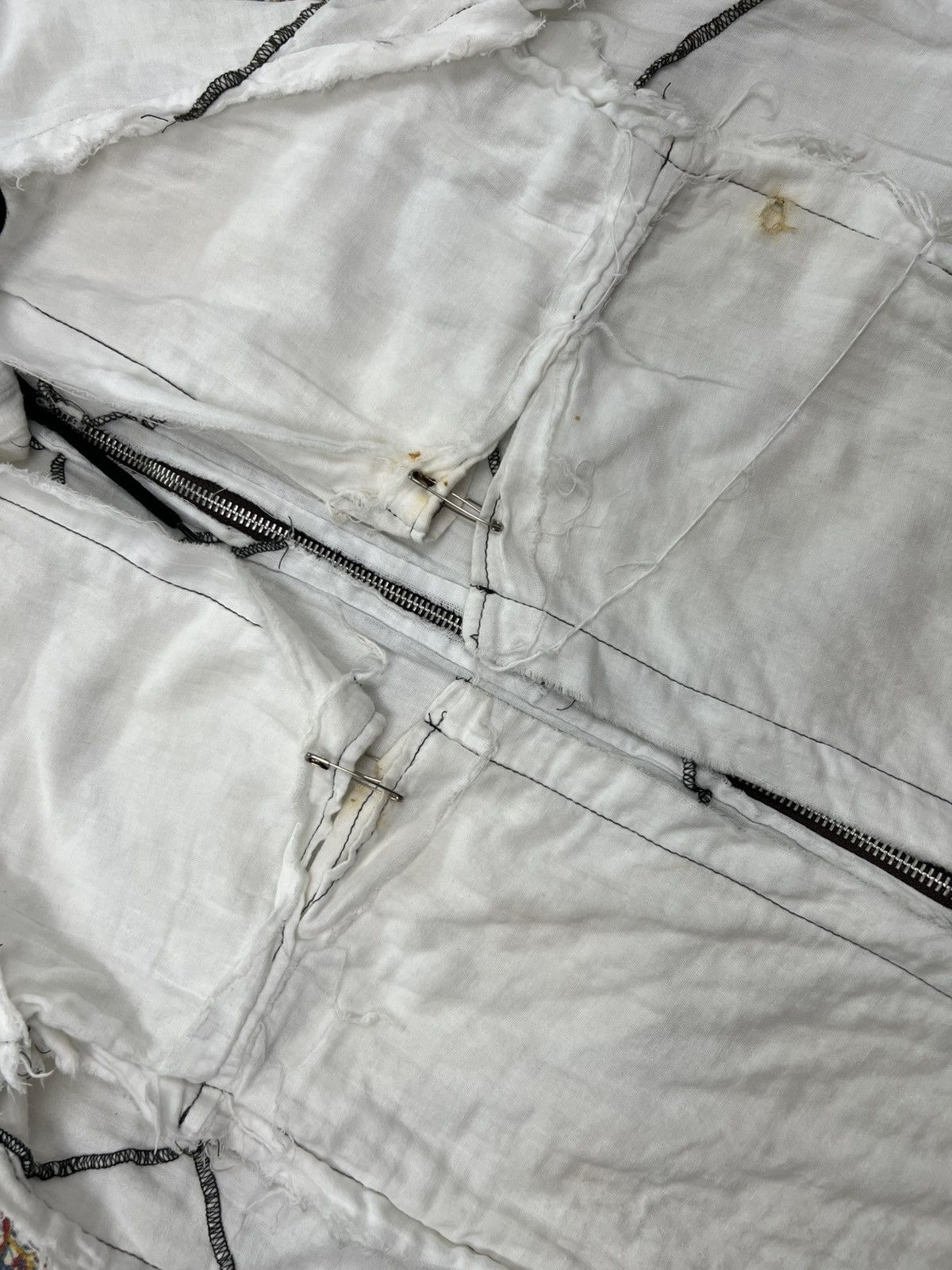 Seditionaries Vintage Acid Jazz Men Distressed Pin Zip Ups Hoodie Size US S / EU 44-46 / 1 - 15 Thumbnail