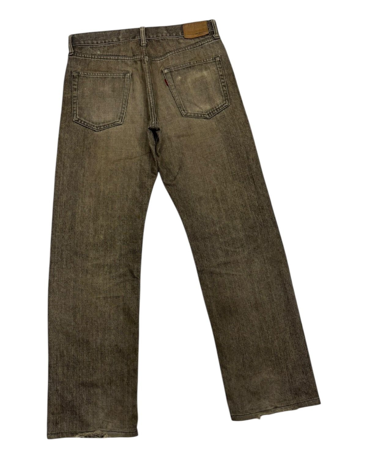 Isamu Katayama Backlash 🔥VINTAGE BOBSON RUSTY MUD WASH BAGGY JEANS DISTRESSED DENIM Size US 32 / EU 48 - 4 Thumbnail