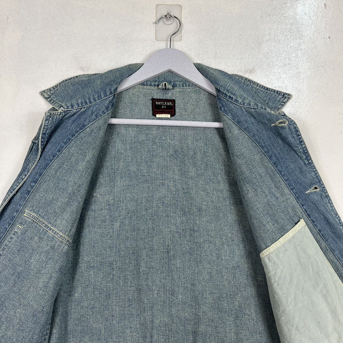 Japanese Brand 🔥 BAYLEAF DENIM CHORE JACKET Size US L / EU 52-54 / 3 - 12 Thumbnail