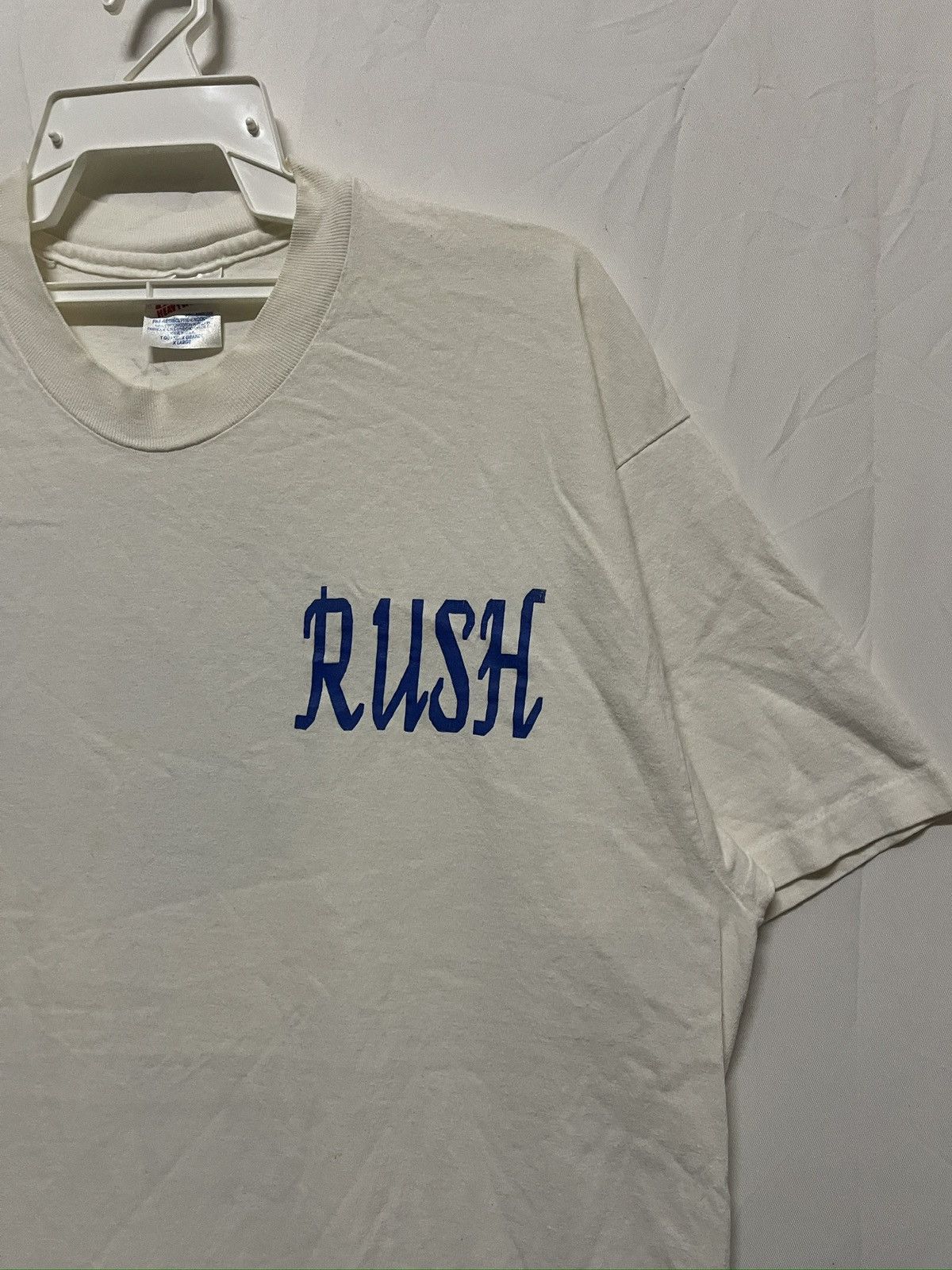 Vintage VERY RARE‼️ VINTAGE 93s RUSH T SHIRT Size US XL / EU 56 / 4 - 2 Thumbnail