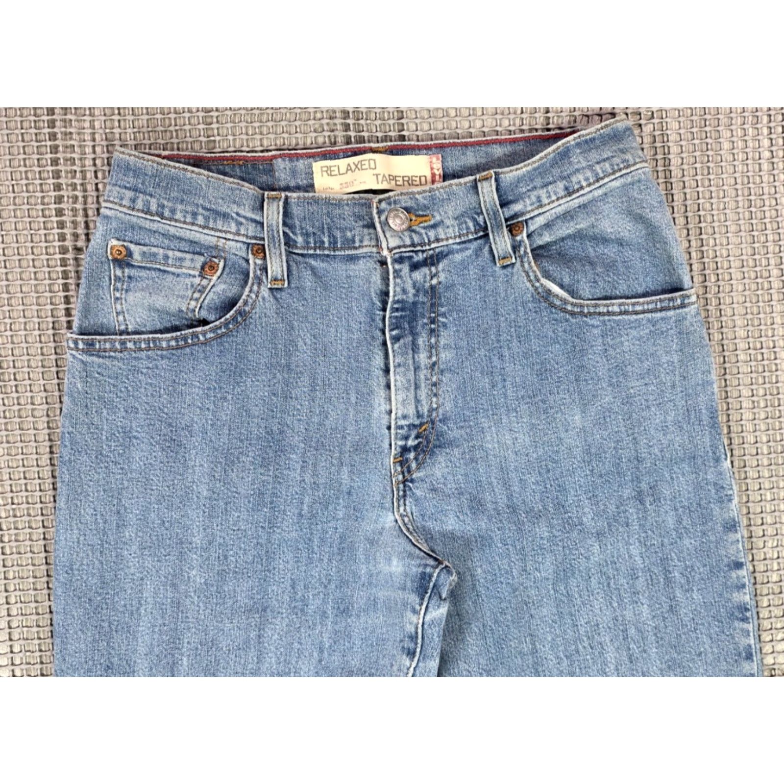 Levi's VINTAGE Levi's Jeans Women 8 Long Blue Relaxed Fit Tapered Leg 550 Y2K 28x32 Stretch Size 30" / US 8 / IT 44 - 4 Thumbnail