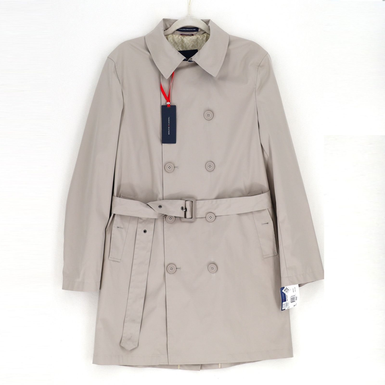 Tommy Hilfiger Tommy Hilfiger Men's Silver Gray Mid Length Raincoat 40R Size US M / EU 48-50 / 2 - 2 Thumbnail