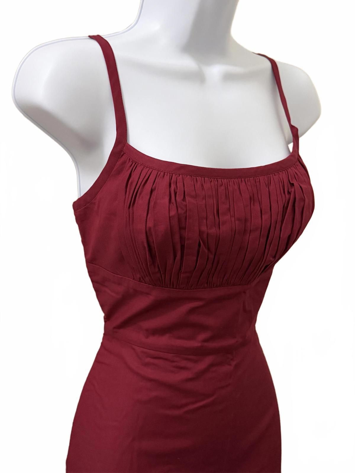 Other HEARTS & FOUND Bettie Dress in Burgundy (SMALL) Size S / US 4 / IT 40 - 2 Thumbnail