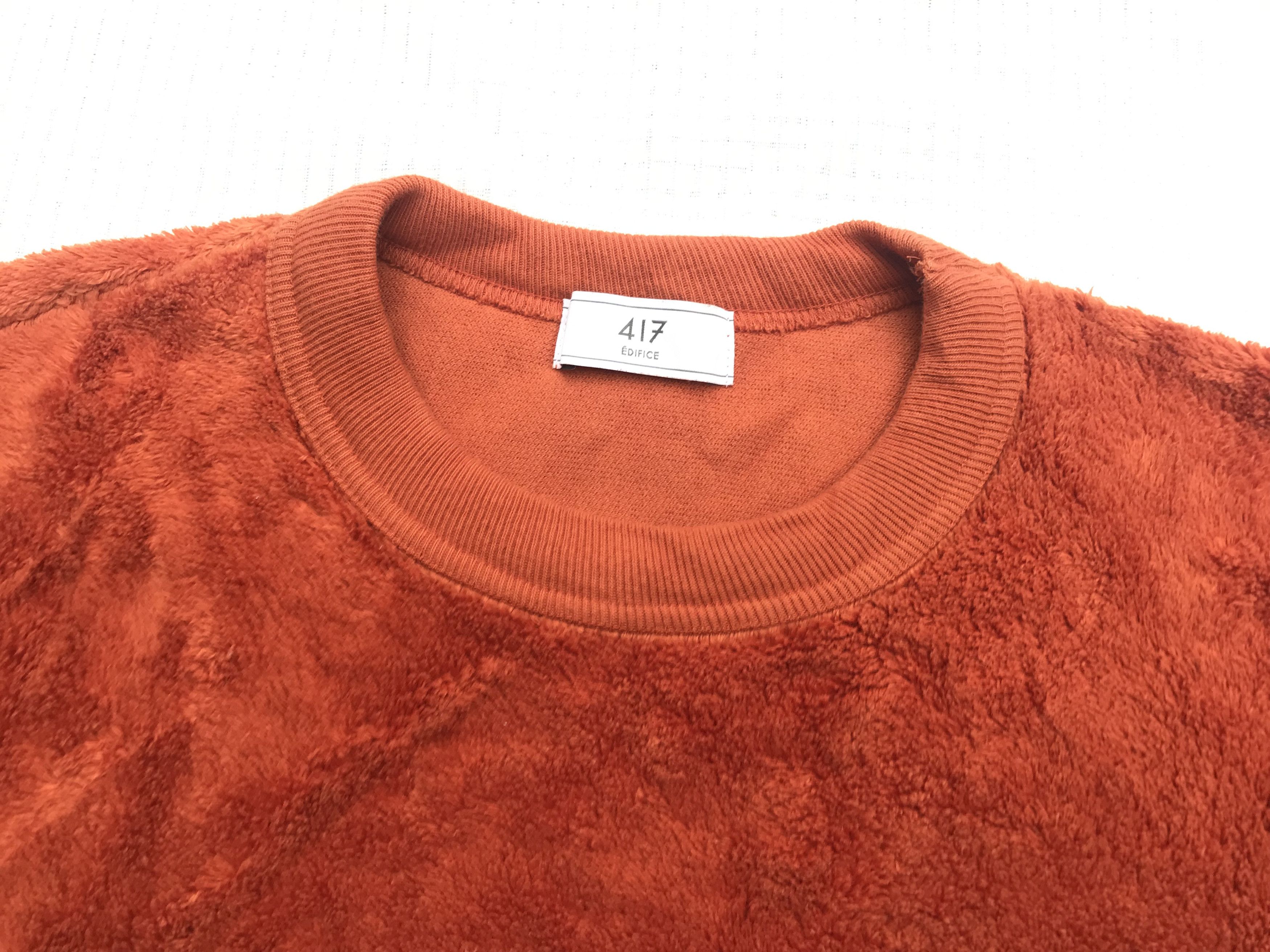 Edifice Japan (J207) Edifice 417 Japan Orange Fuzzy Fleece Sweatshirt Sz L Size US M / EU 48-50 / 2 - 2 Thumbnail
