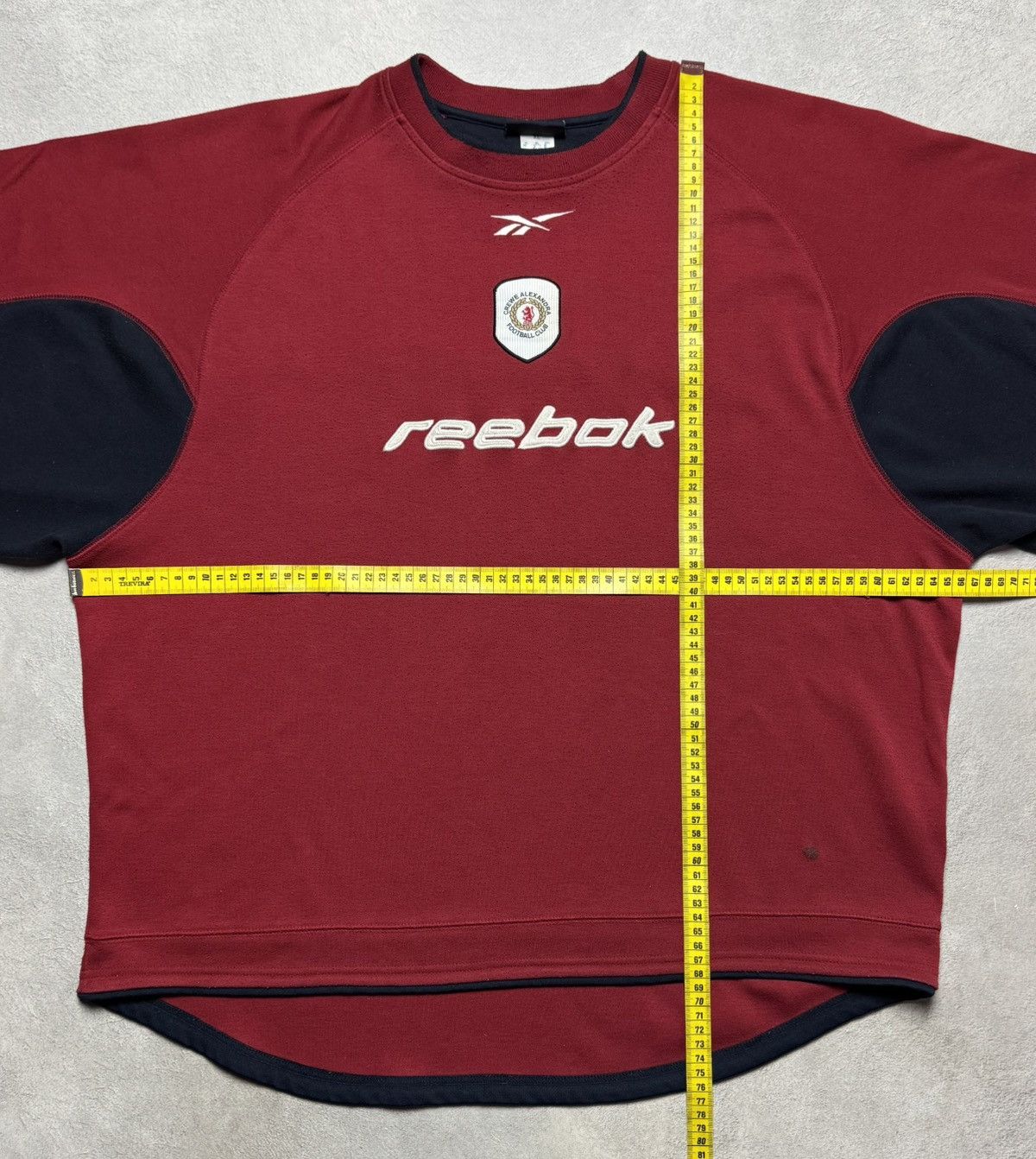 Reebok Crewe Alexandra 2004 2005 Football Soccer Sweatshirt Reebok Size US XL / EU 56 / 4 - 18 Thumbnail