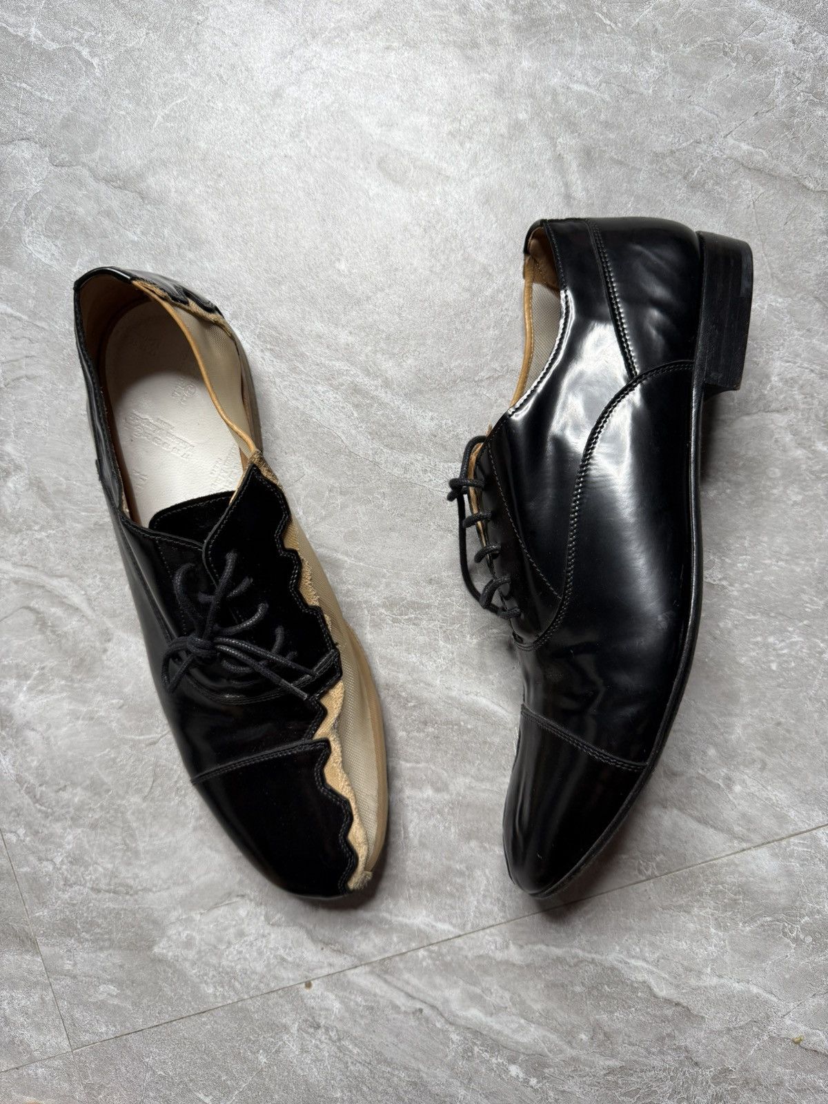 Maison Margiela Maison Margiela Line 22 Mesh Cut Out derbies Size US 8 / EU 41 - 2 Thumbnail
