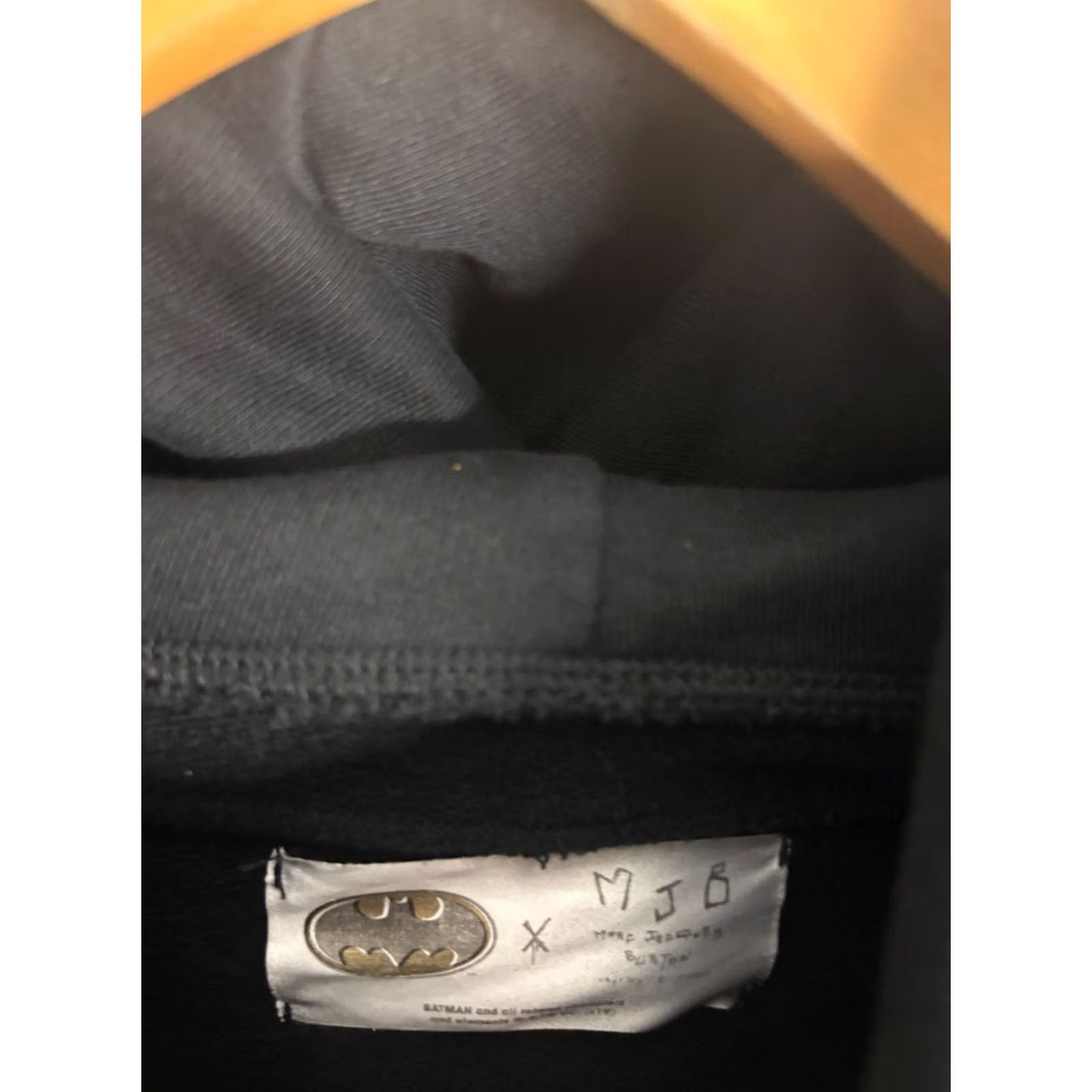Vintage Marc Jacobs Burton MJB X Batman DOUBLE HOODIE Hoodie Small S Black Cotton Logo 90s Vintage No N/A Mens Womens Size US S / EU 44-46 / 1 - 3 Thumbnail