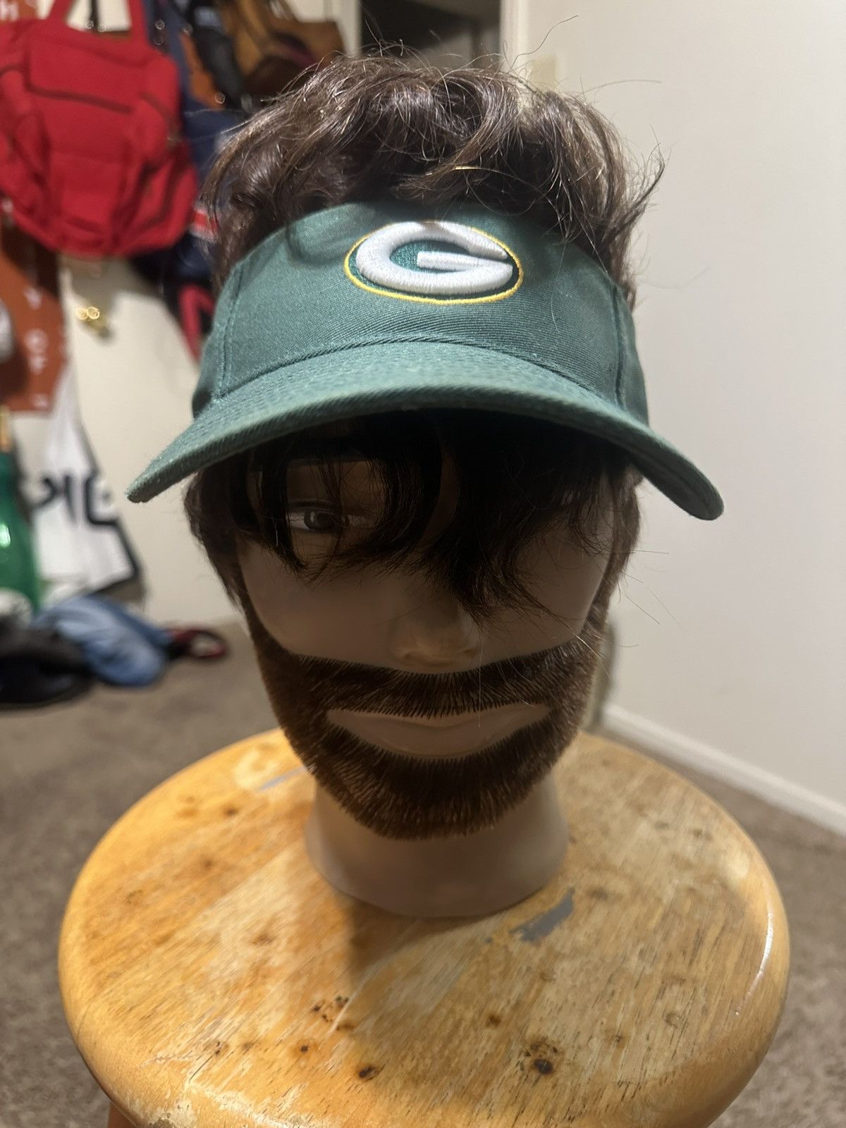 NFL Vintage NFL Green Bay Packers “triple green” sun visor 90s Size ONE SIZE - 1 Thumbnail