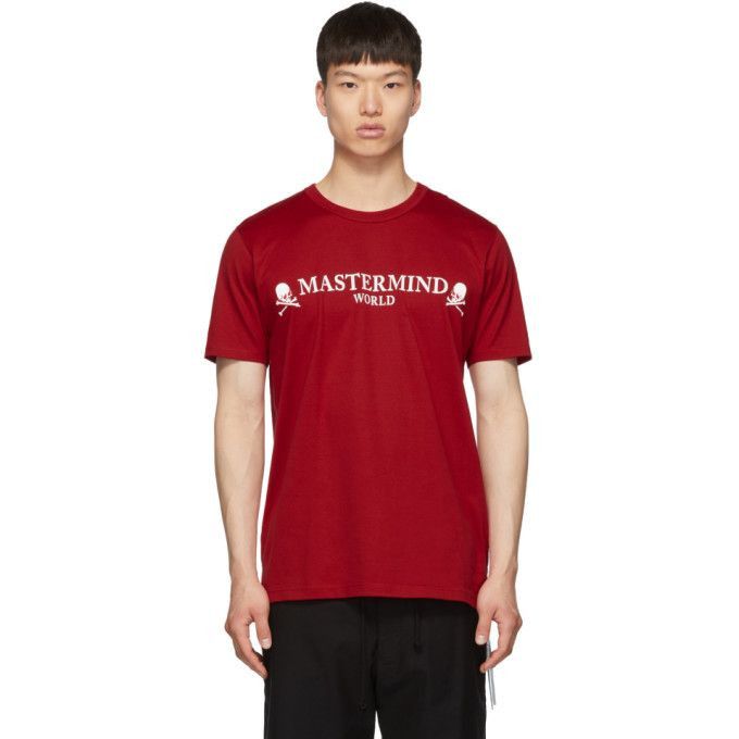 Mastermind Japan o1h1sh11224 Logo Tee in Burgundy Size US M / EU 48-50 / 2 - 3 Thumbnail