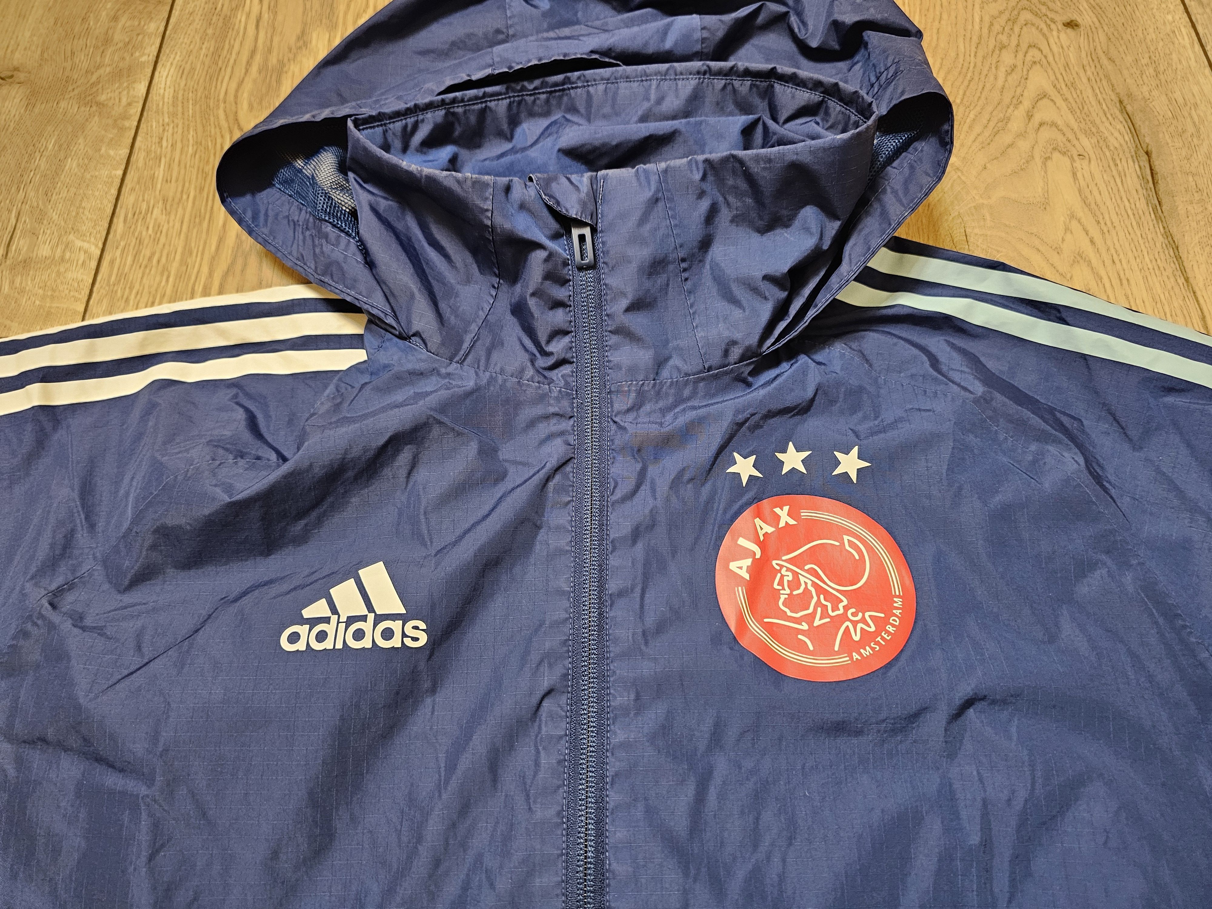 Adidas AJAX AMSTERDAM 2020 FOOTBALL JACKET SOCCER CLIMAST0RM Size US M / EU 48-50 / 2 - 3 Thumbnail