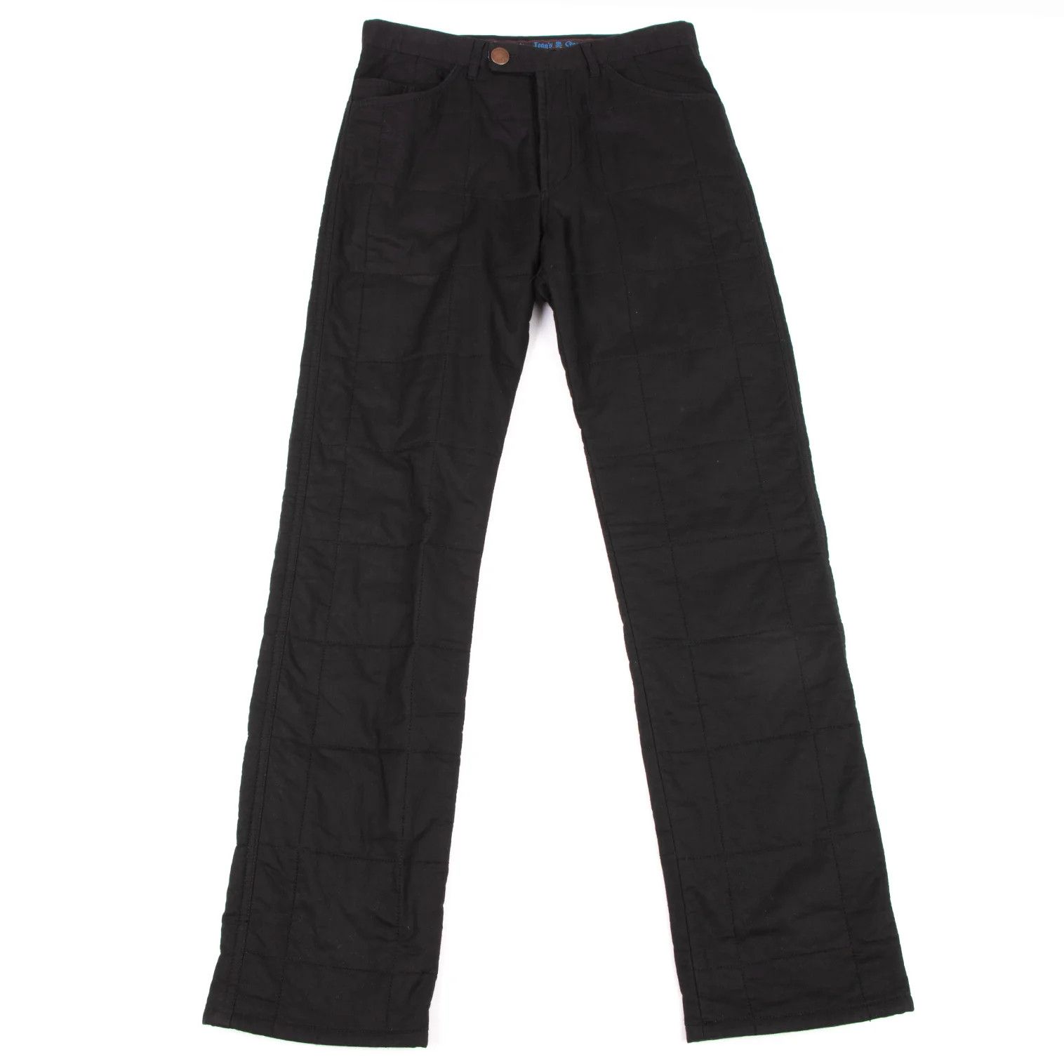 Jean Paul Gaultier Checker Stitch Pad Pants Black Size 46 Size US 30 / EU 46 - 1 Thumbnail