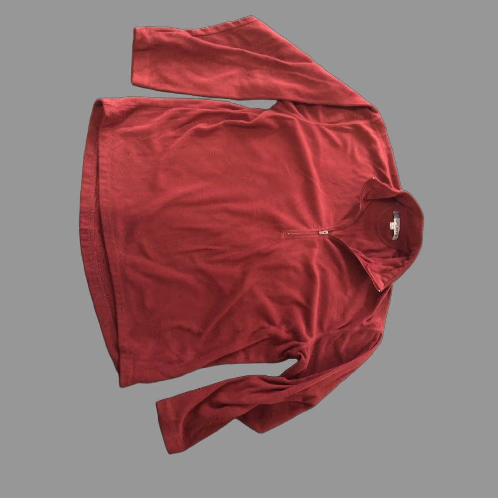 Vintage VINTAGE SPORTIF Fleece Jacket Shirt Men Red Burgundy 1/2 Zip Small Adult Regular Size S Mens Size US S / EU 44-46 / 1 - 1 Thumbnail