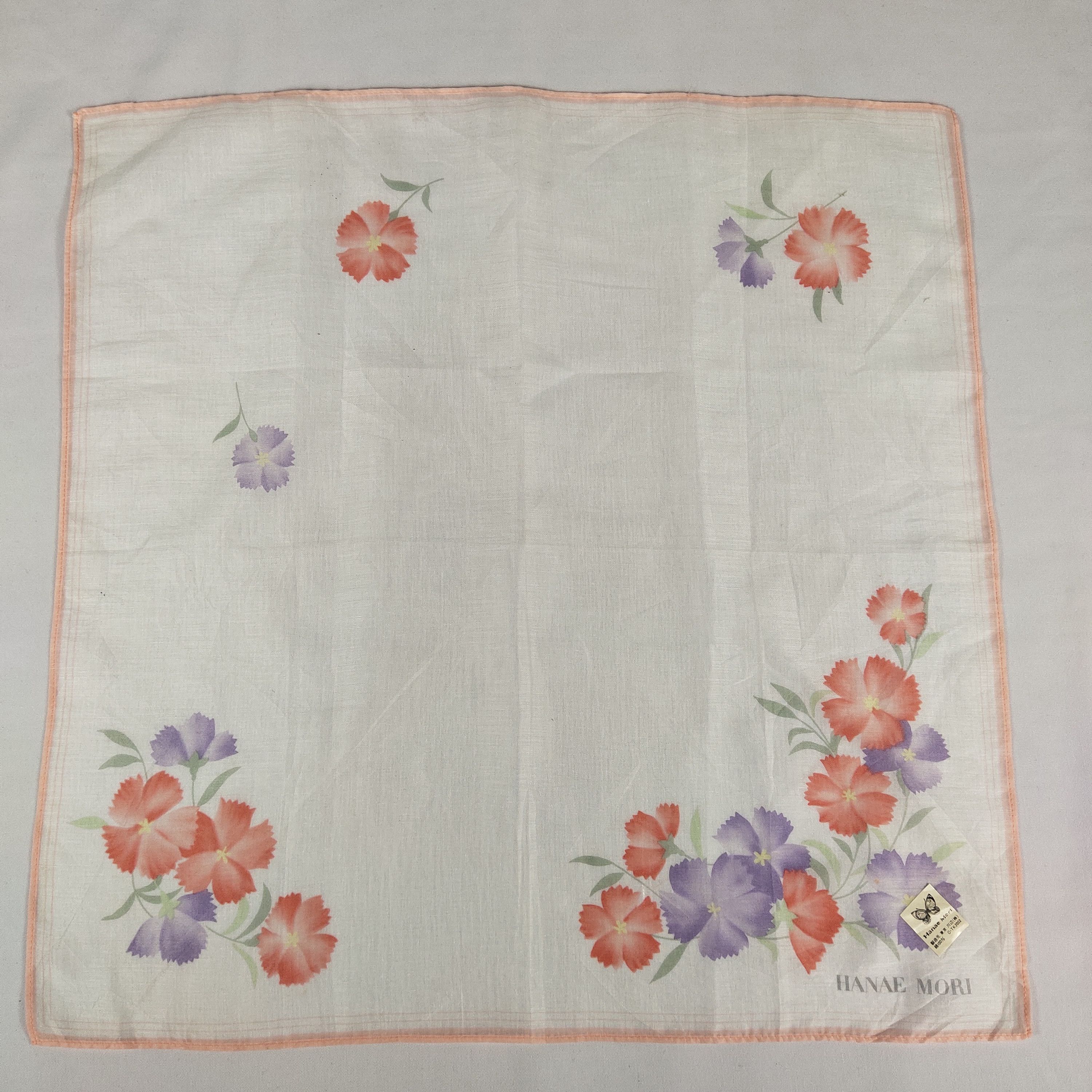Hanae Mori × Vintage Hanae Mori Handkerchief / Neckerchief / Bandana FZ008 Size ONE SIZE - 3 Thumbnail