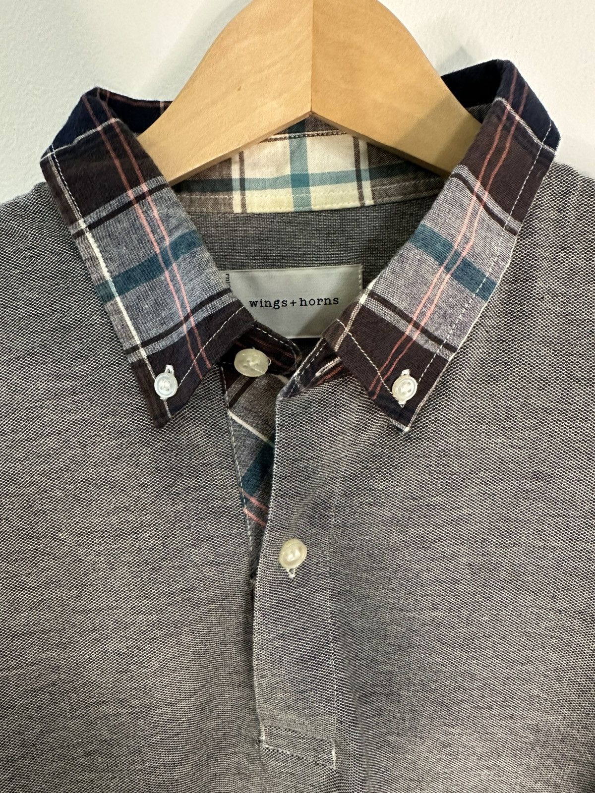 Wings + Horns Wings + Horns Polo Plaid Collar Size US M / EU 48-50 / 2 - 2 Thumbnail