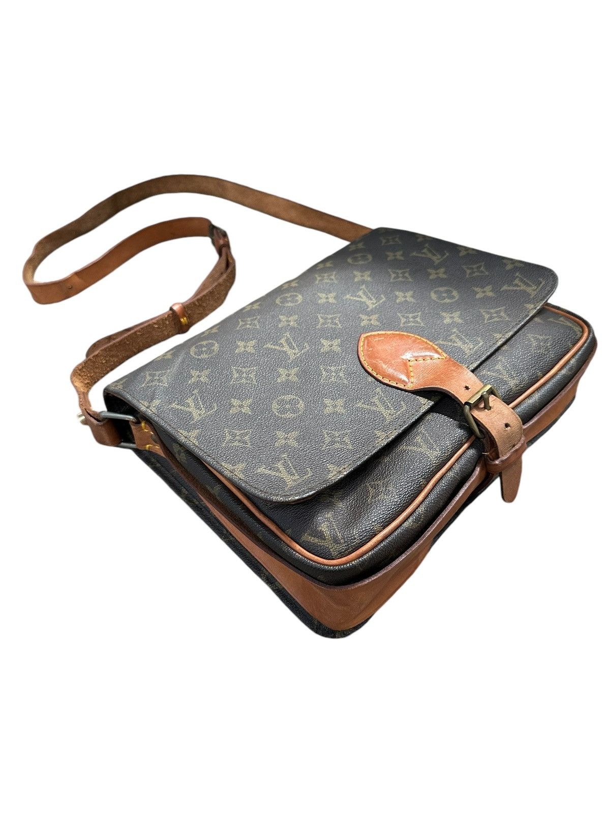 Louis Vuitton × Vintage VINTAGE LOUIS VUITTON CARTOUCHIERE MONOGRAM SHOULDER BAG Size ONE SIZE - 5 Thumbnail