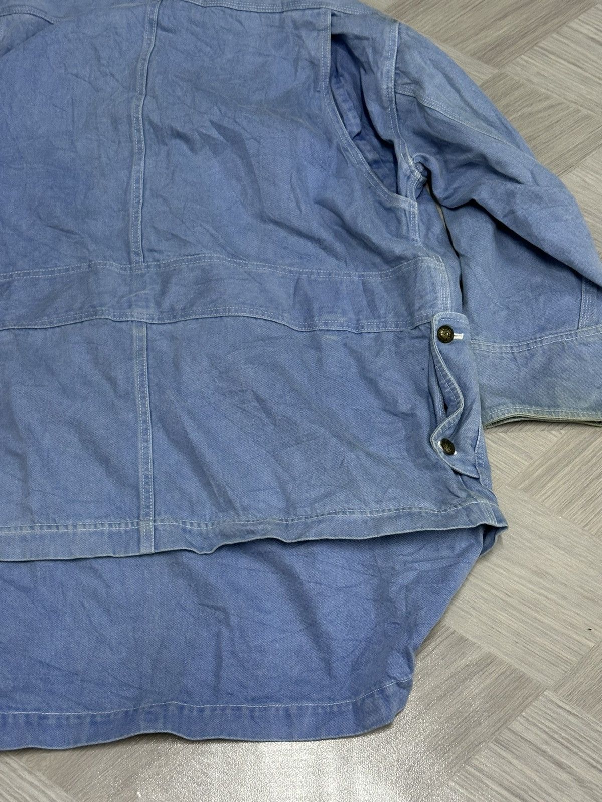 Hai Sporting Gear × Issey Miyake 1990 - Hai Sporting Gear Denim Cargo Jacket (Issey Miyake) Size US XL / EU 56 / 4 - 24 Thumbnail