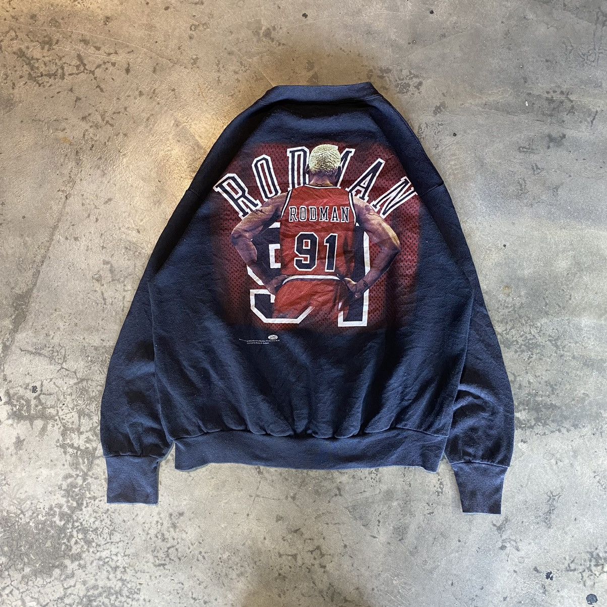Vintage Grail💥Iconic Vintage 1997 Dennis Rodman Crewneck Size US L / EU 52-54 / 3 - 1 Thumbnail