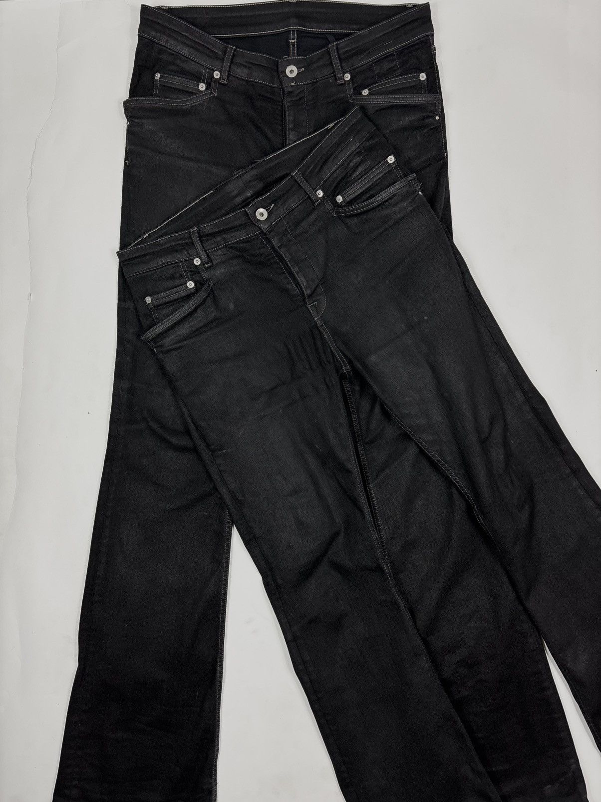 Rick Owens × Rick Owens Drkshdw Rick Owens FW21 ”Gethsemane” Tyrone Bootcut Jeans – Size 34 Size US 34 / EU 50 - 2 Thumbnail