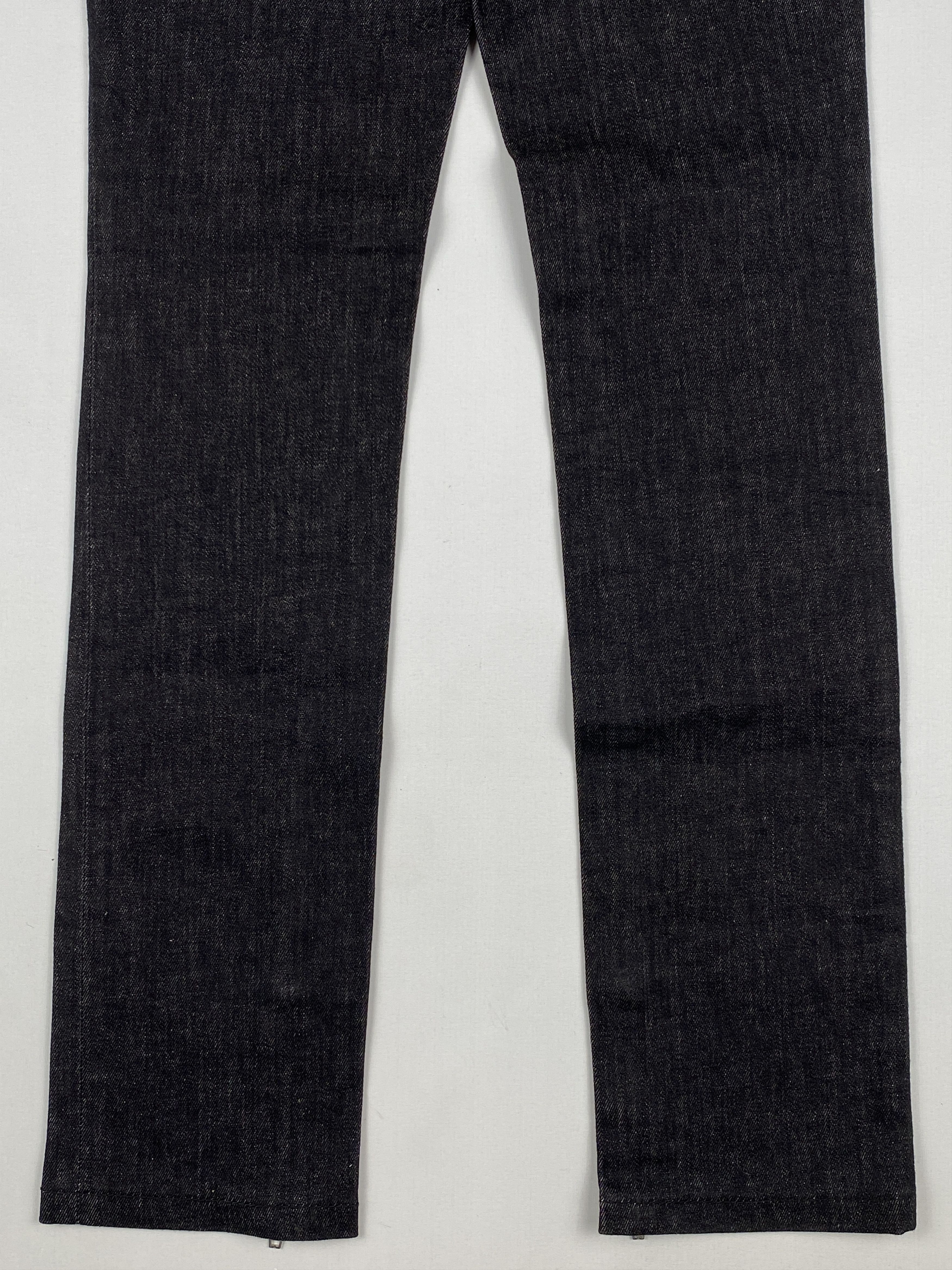 Golden Goose Deluxe Brand 2009 Ankle Zip Black Denim Size US 28 / EU 44 - 12 Thumbnail