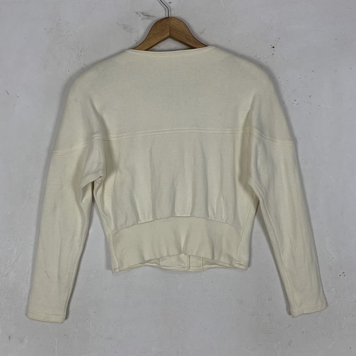 Courreges Vintage Courrèges Fashion Brand Paris Cardigan Sweatshirt Size S / US 4 / IT 40 - 9 Thumbnail