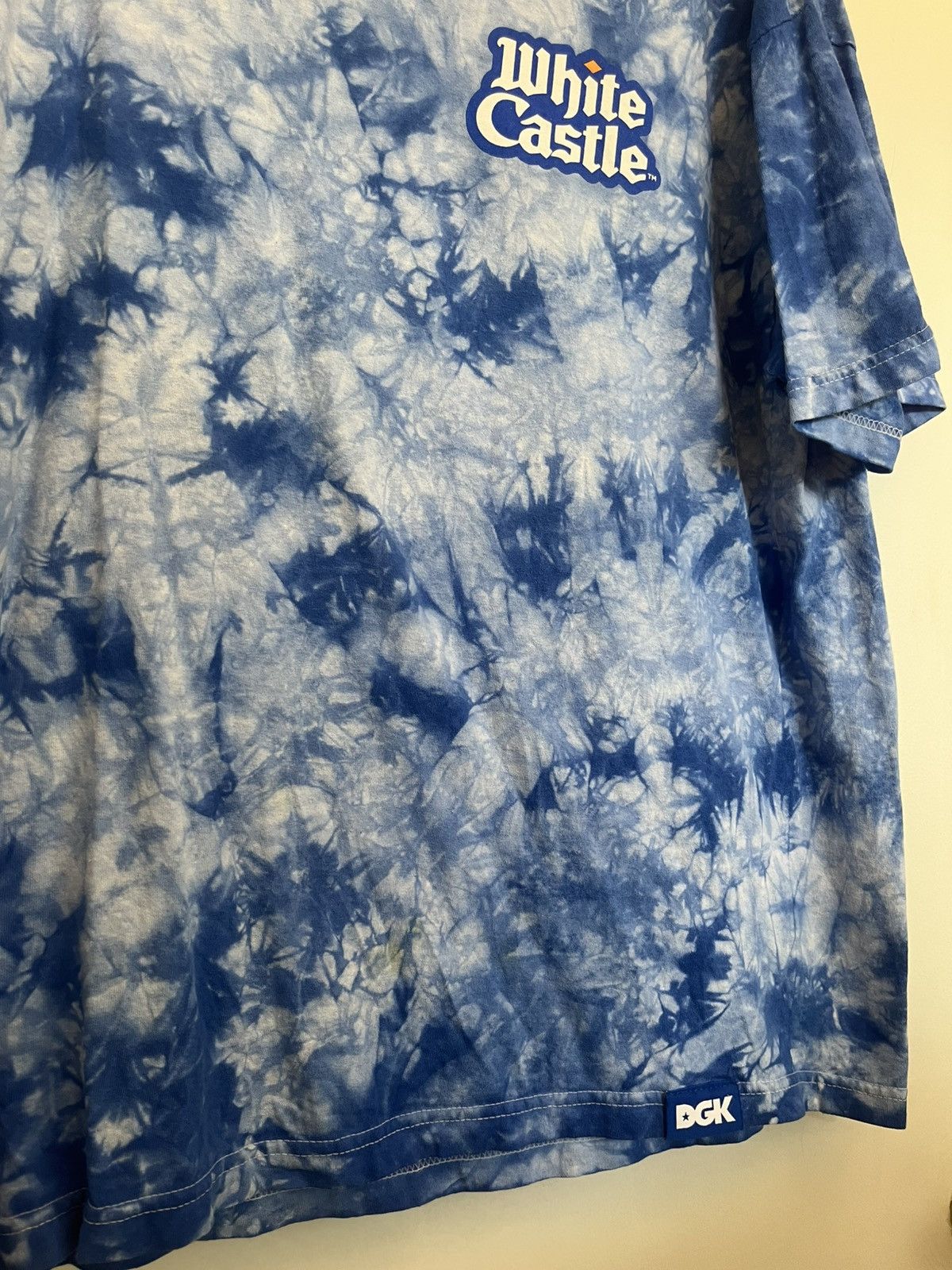 DGK DGK x White Castle "Who Craves" blue tie-dye t-shirt Size L Size US L / EU 52-54 / 3 - 2 Thumbnail