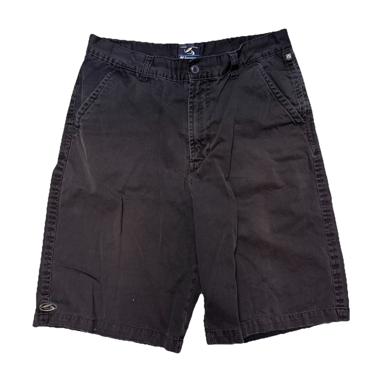 Kirra Kirra Point Break Shorts Mens 34 (33x12) Black Surf Skate Ba Size US 34 / EU 50 - 1 Thumbnail