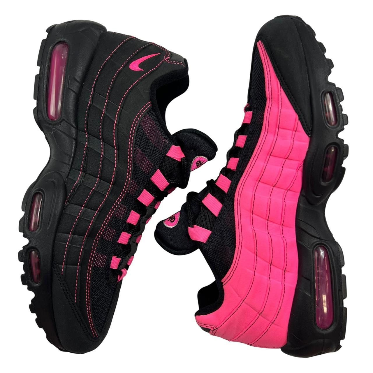 Nike Nike Air Max 95 Black Pink Blast - Size US 10 / EU 44 Size US 10 / EU 43 - 3 Thumbnail