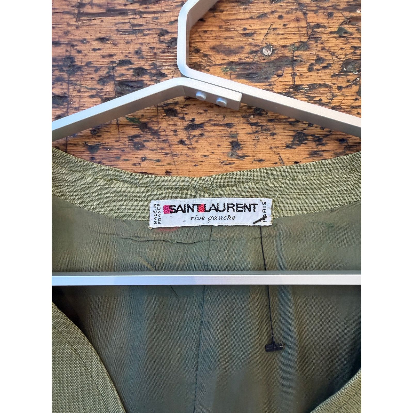Saint Laurent Paris Saint Laurent Paris Vintage Green Dress Size M / US 6-8 / IT 42-44 - 3 Thumbnail