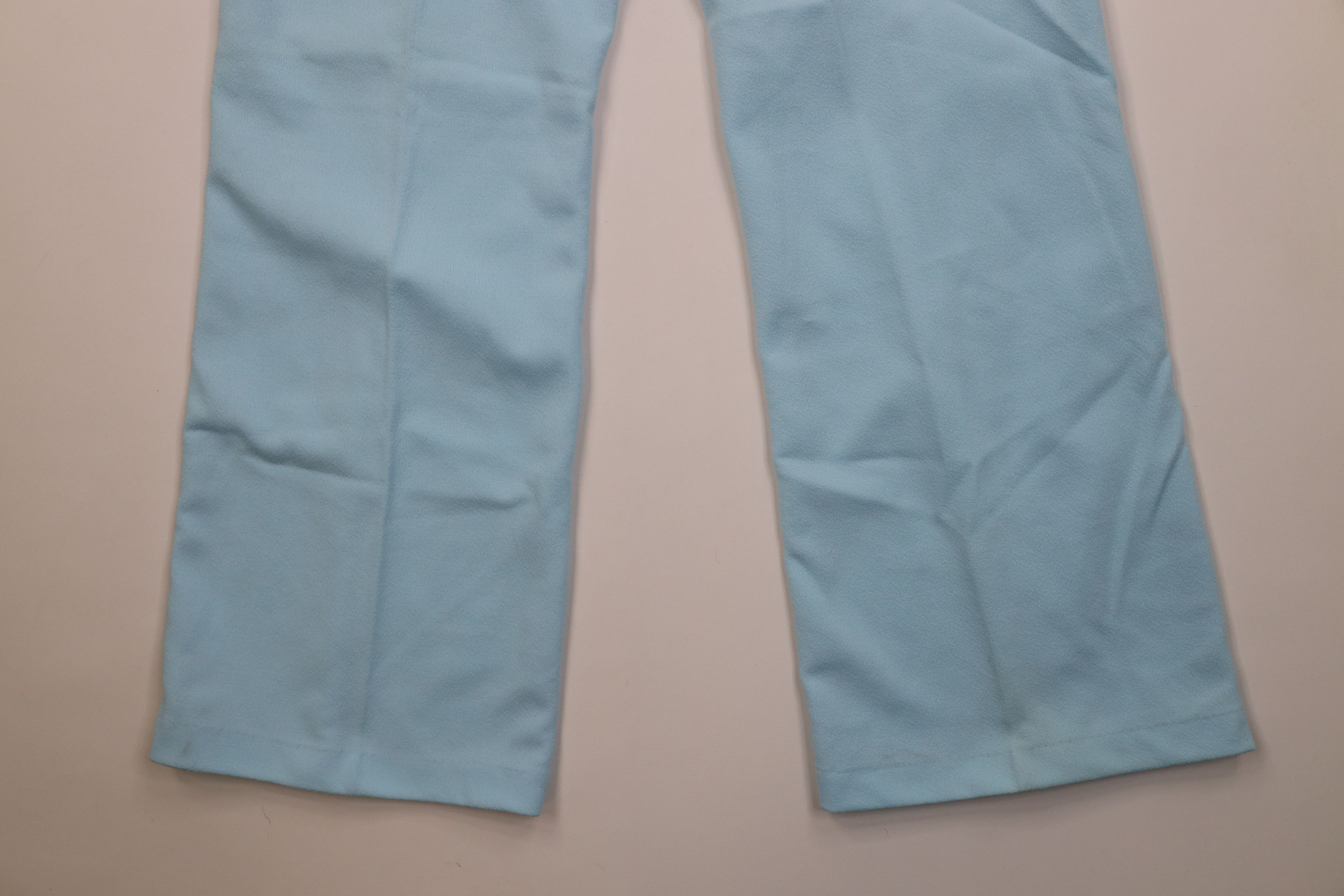 Vintage Vintage 70s Streetwear Bell Bottoms Chino Pants Blue USA Size 38" / US 16 / IT 52 - 13 Thumbnail
