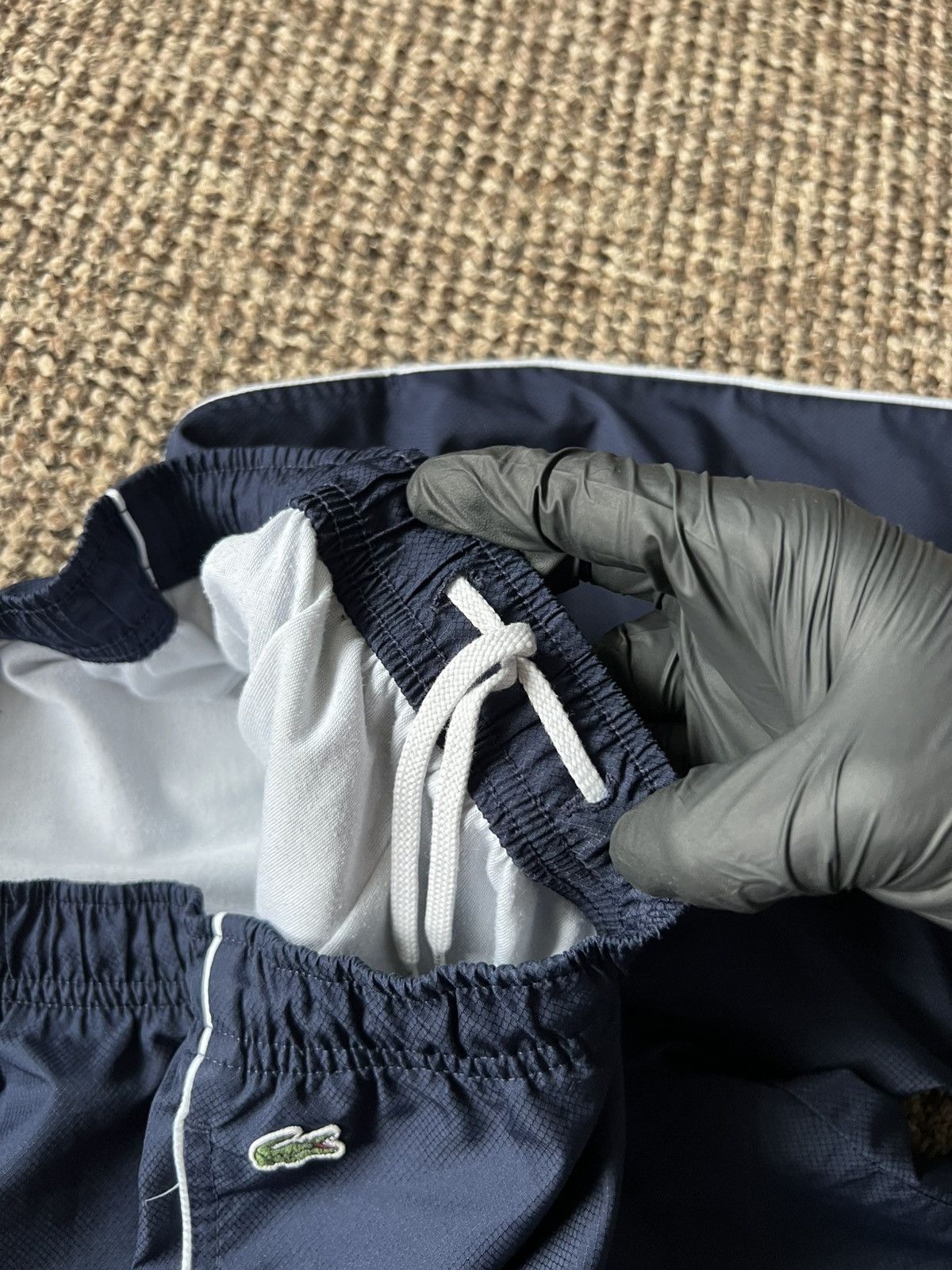 Lacoste Vintage Lacoste Track Pants Sportswear Size S Drill Size US 30 / EU 46 - 8 Thumbnail